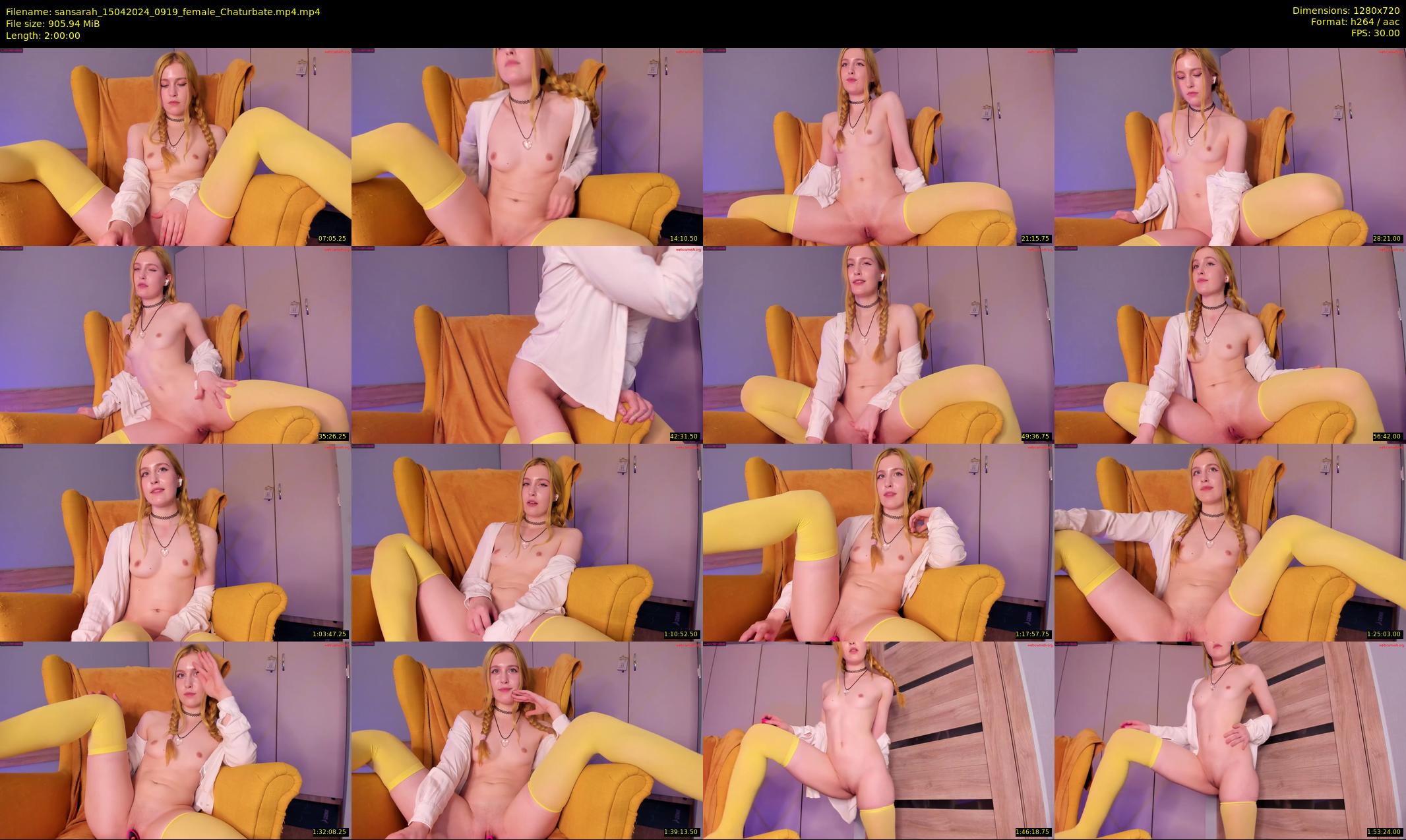 sansarah — 120 minute Chaturbate female cam show recording, 720p, Apr 15, 2024