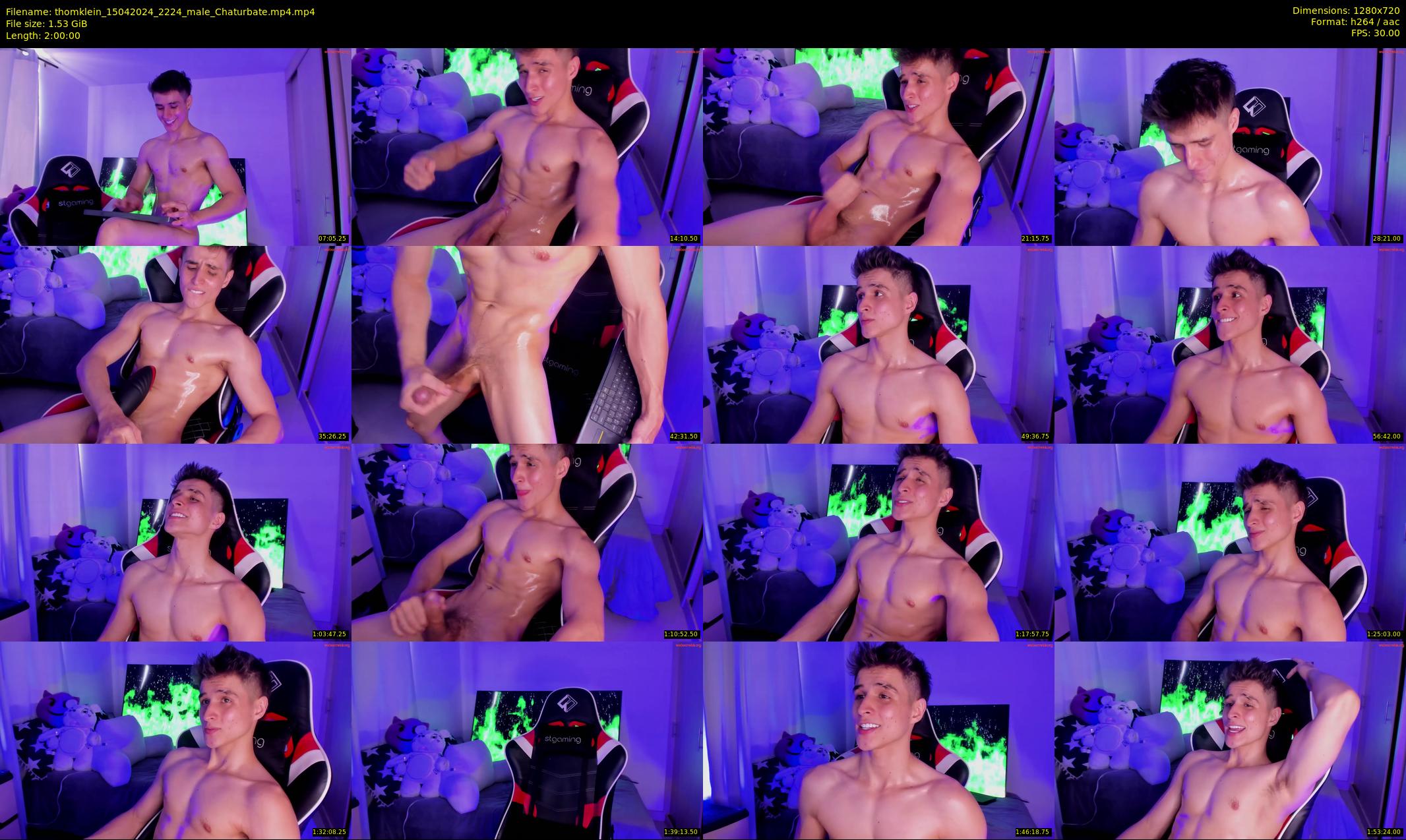 thomklein — 120 minute Chaturbate male cam show recording, 720p, Apr 15, 2024