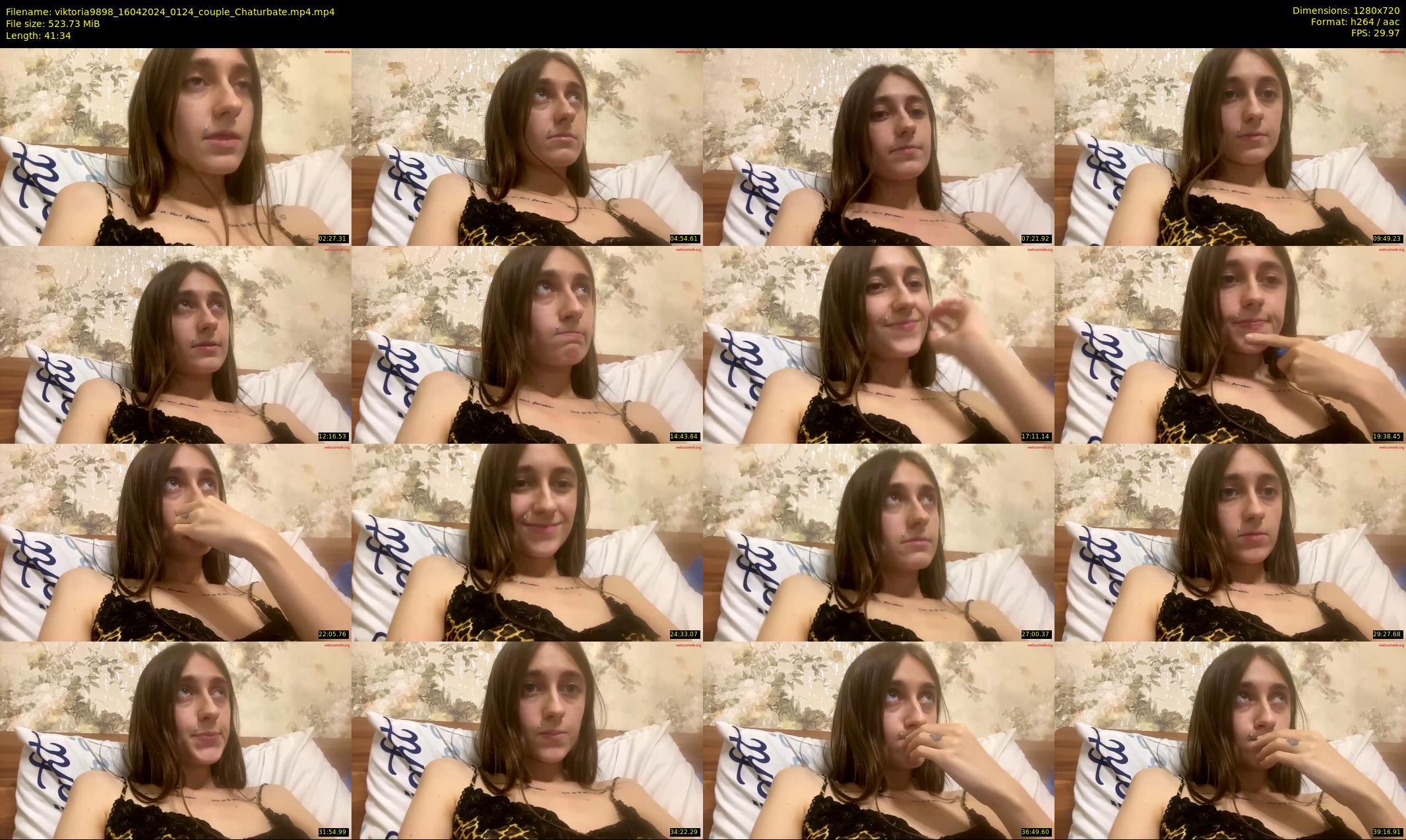 viktoria9898 — 42 minute Chaturbate couple cam show recording, 720p, Apr 16, 2024