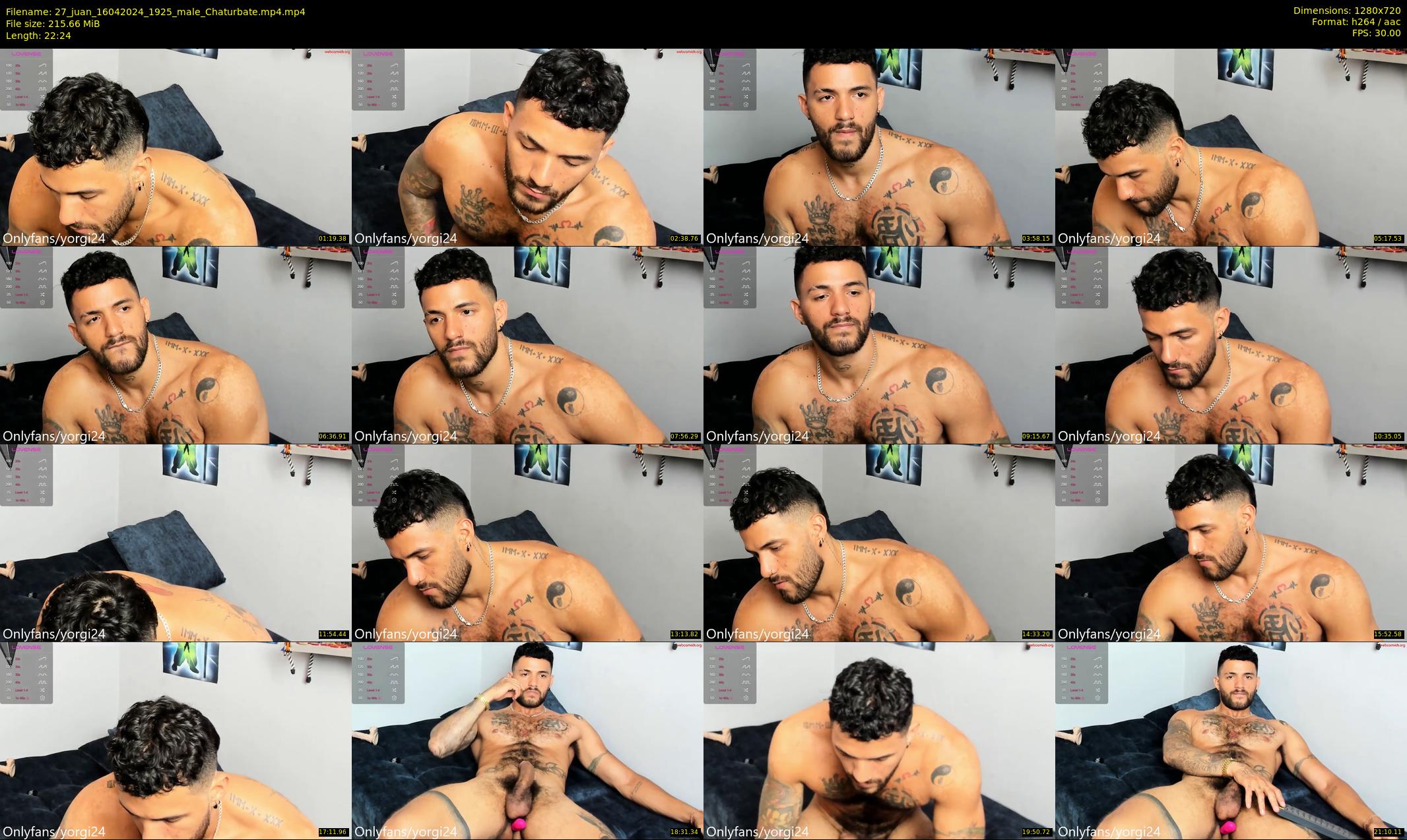 27_juan — 23 minute Chaturbate male cam show recording, 720p, Apr 16, 2024