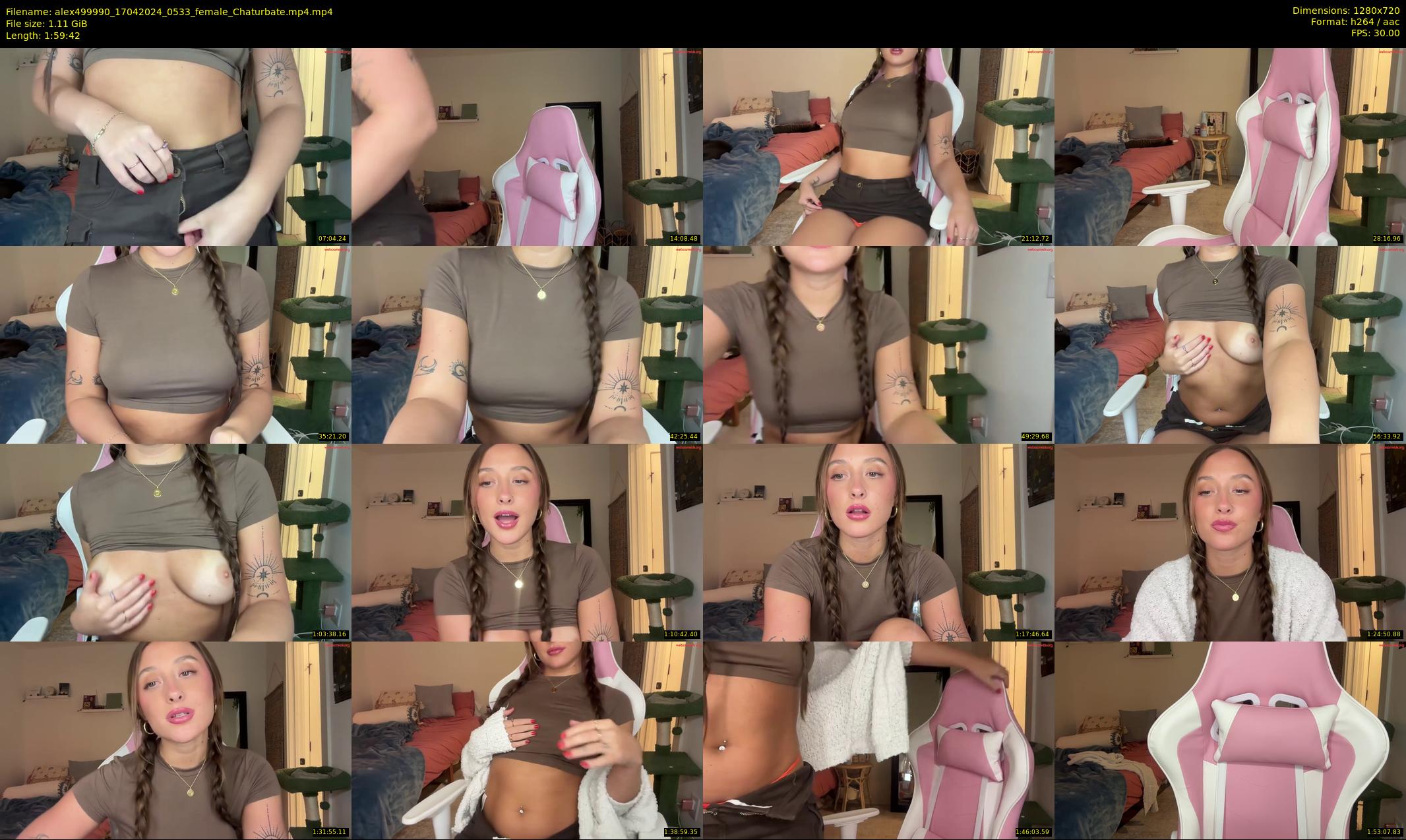 alex499990 — 120 minute Chaturbate female cam show recording, 720p, Apr 17, 2024
