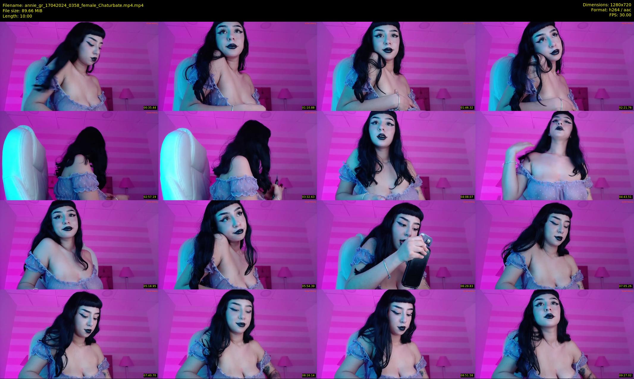 annie_gr — 10 minute Chaturbate female cam show recording, 720p, Apr 17, 2024