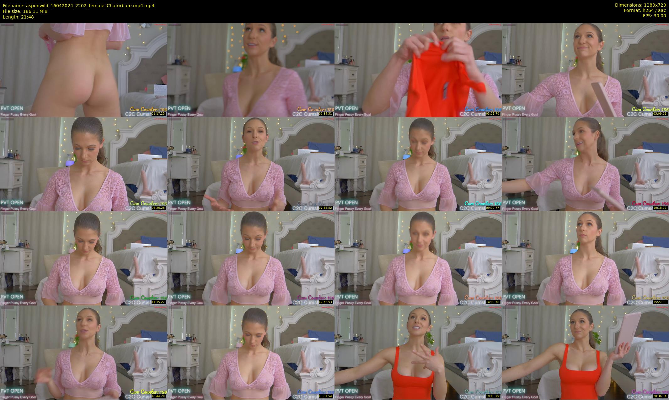 aspenwild — 22 minute Chaturbate female cam show recording, 720p, Apr 16, 2024