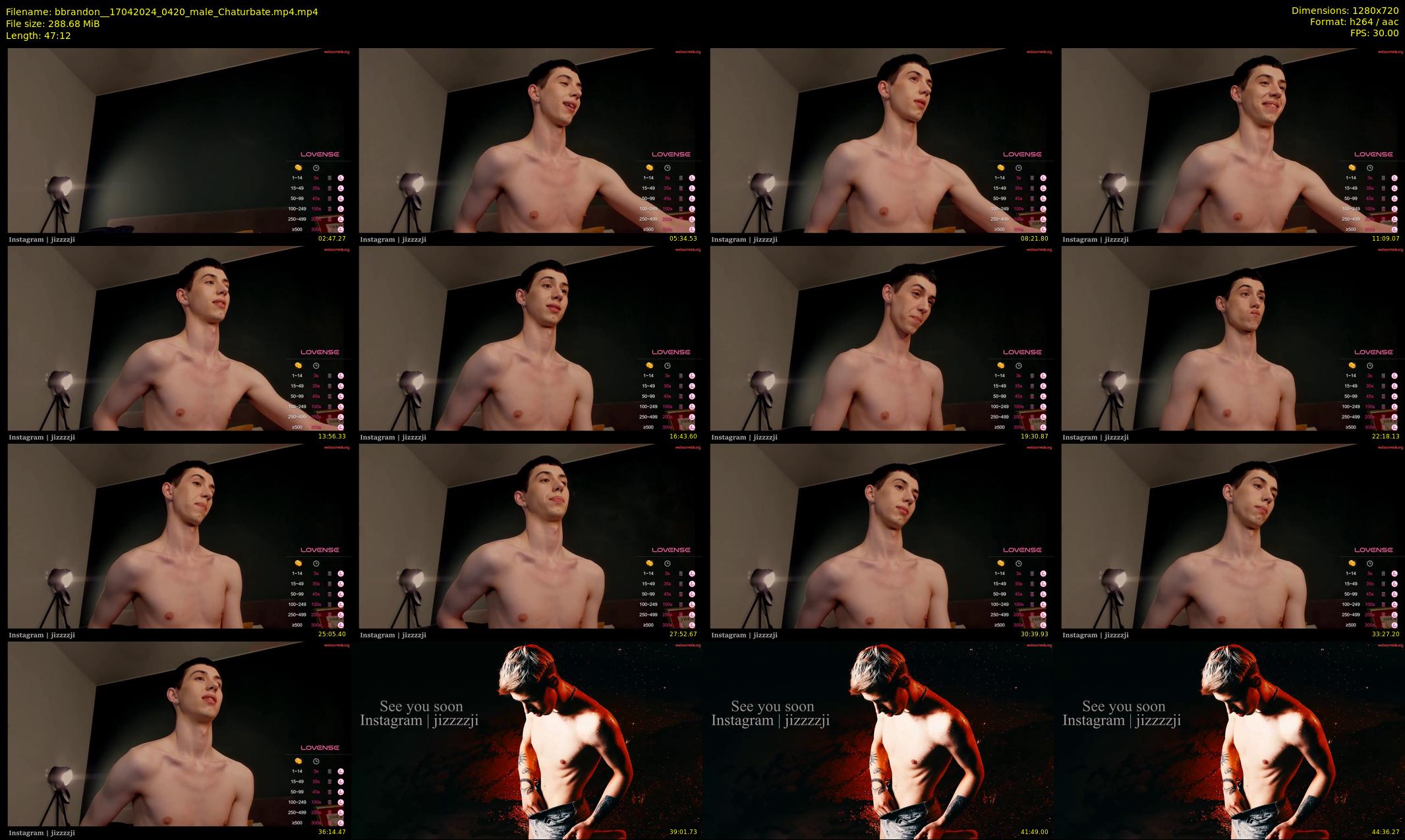 bbrandon_ — 48 minute Chaturbate male cam show recording, 720p, Apr 17, 2024