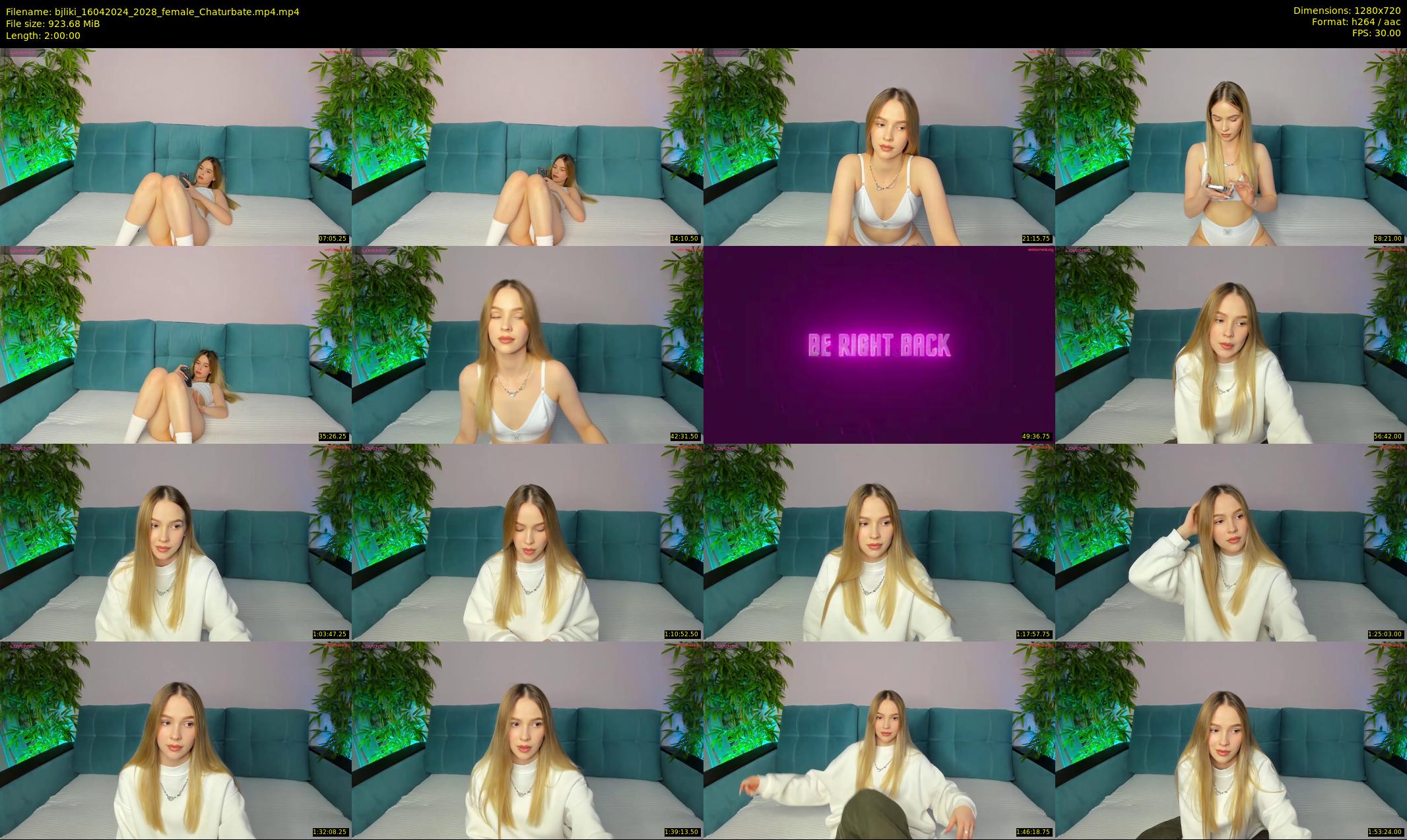 bjliki — 120 minute Chaturbate couple cam show recording, 720p, Apr 16, 2024