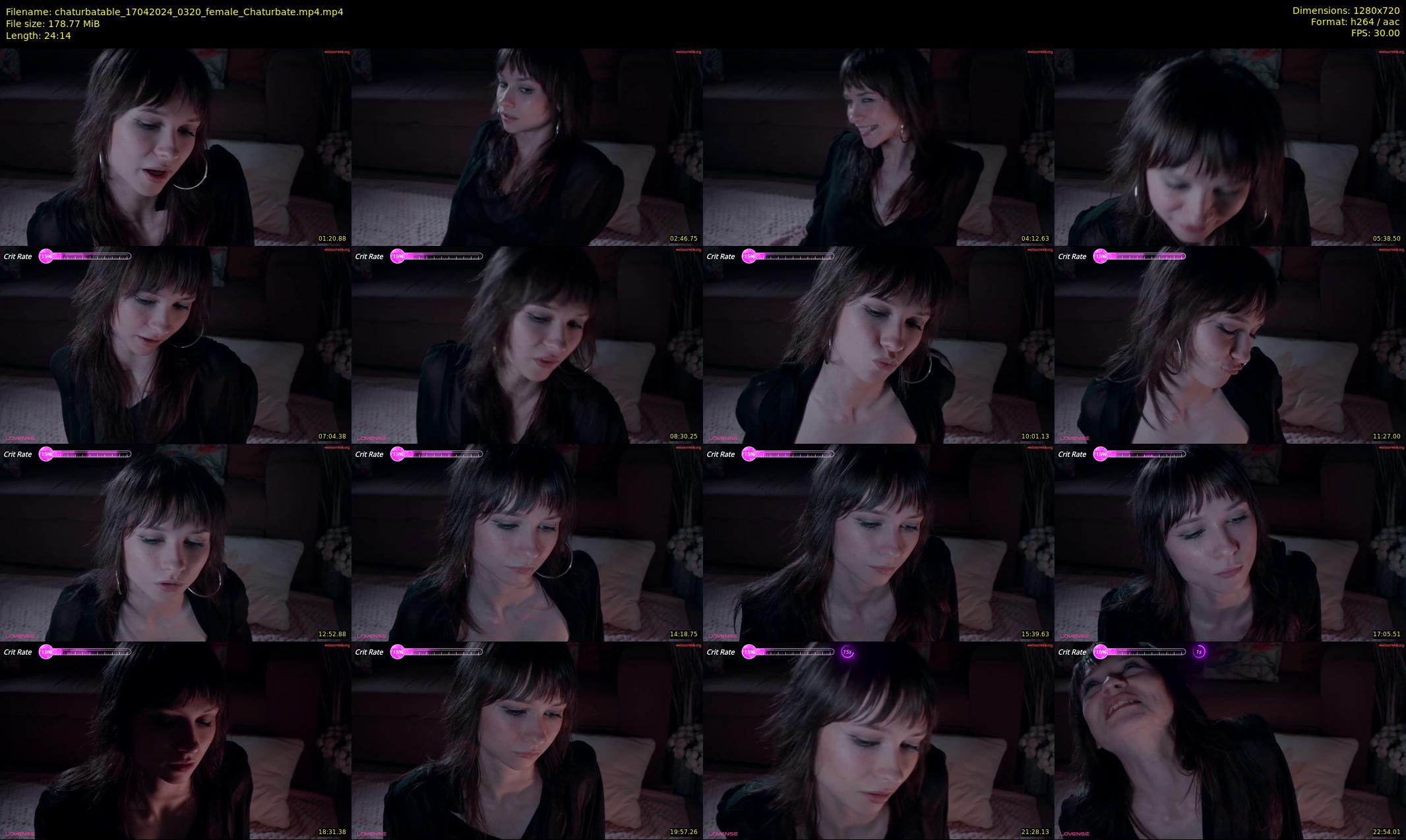 chaturbatable — 25 minute Chaturbate couple cam show recording, 720p, Apr 17, 2024