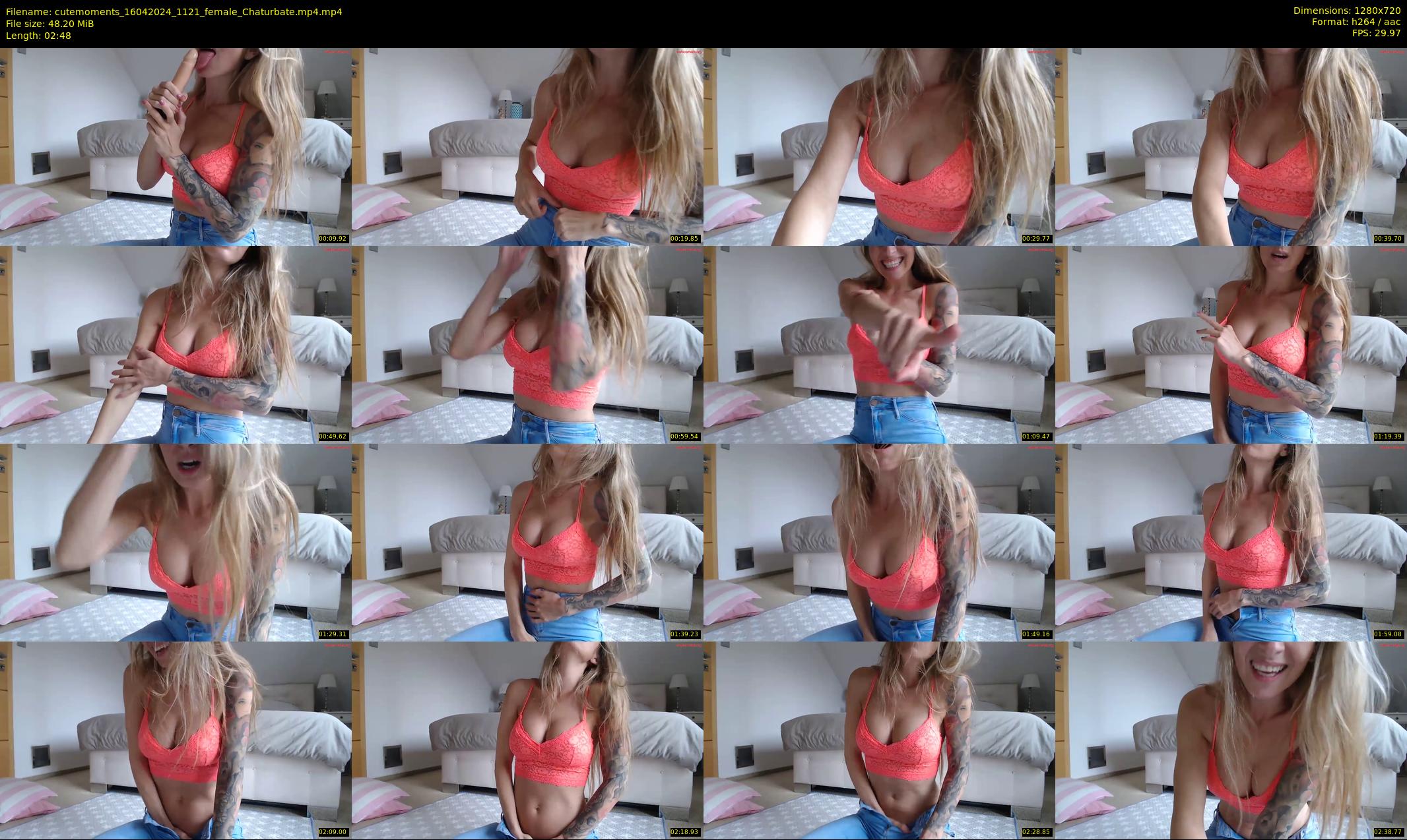 cutemoments — 3 minute Chaturbate female cam show recording, 720p, Apr 16, 2024