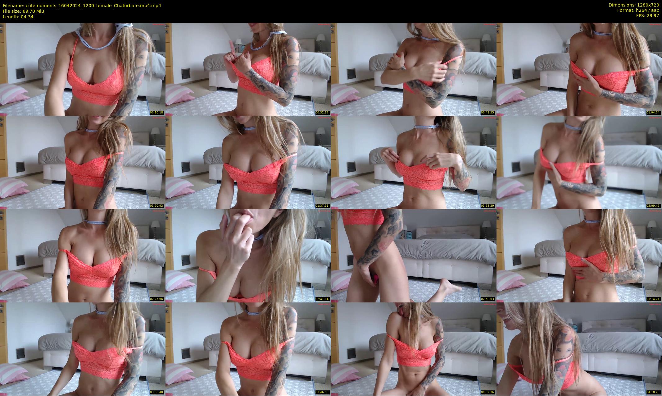 cutemoments — 5 minute Chaturbate female cam show recording, 720p, Apr 16, 2024