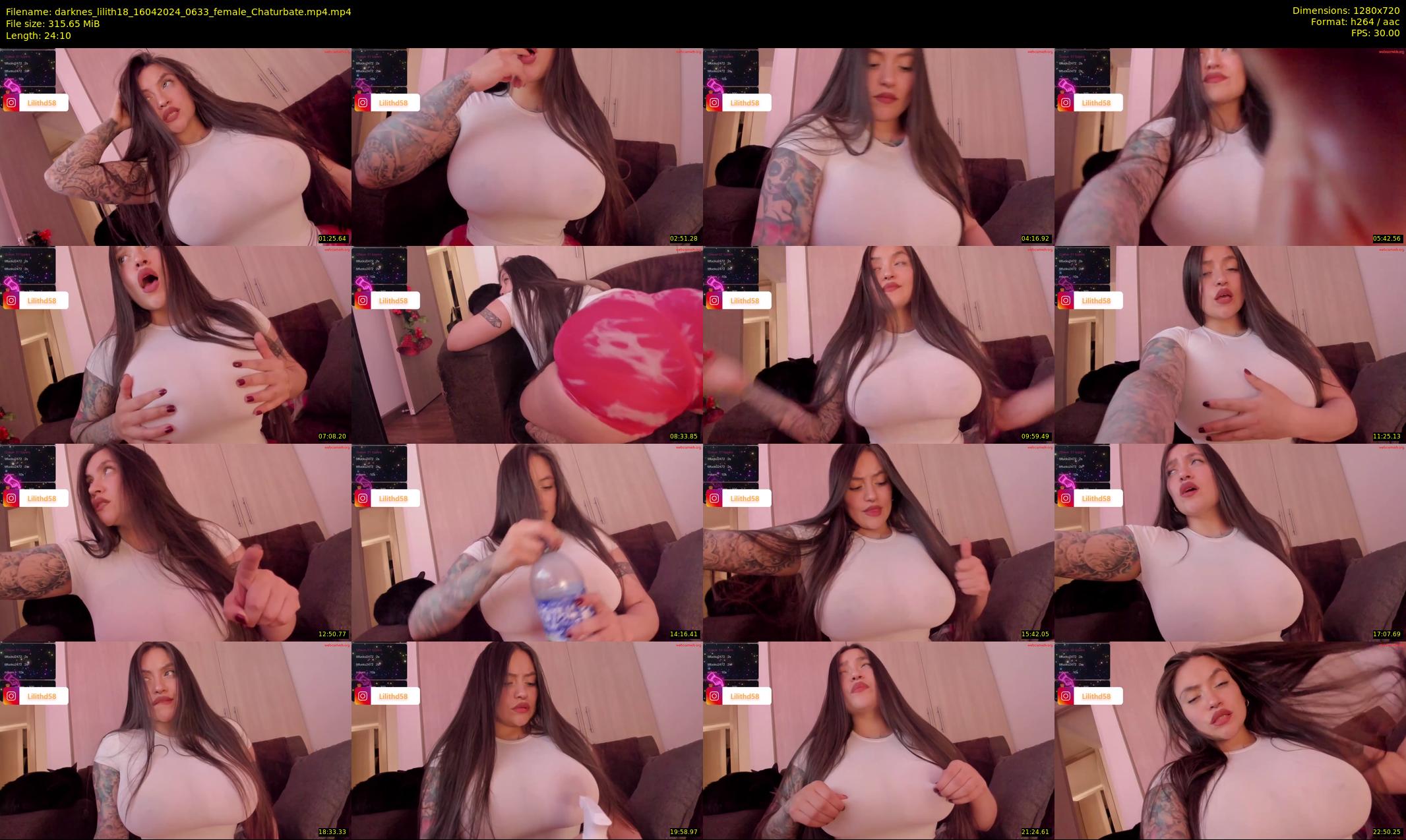 darknes_lilith18 — 25 minute Chaturbate female cam show recording, 720p, Apr 16, 2024