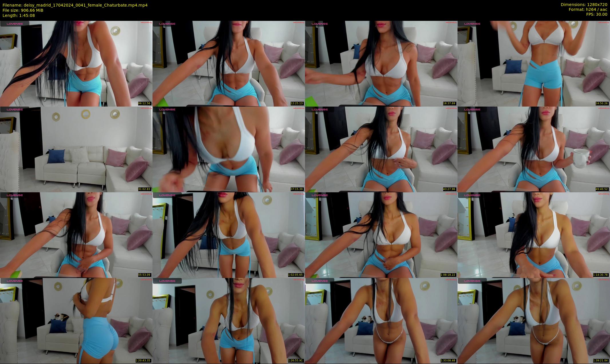 deisy_madrid — 106 minute Chaturbate female cam show recording, 720p, Apr 17, 2024