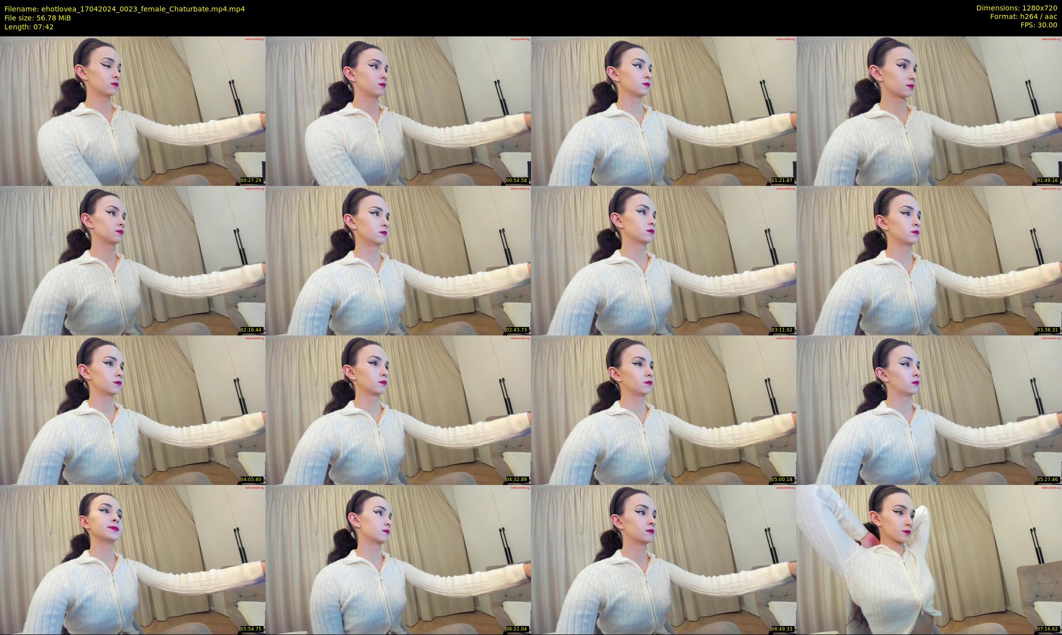 ehotlovea — 8 minute Chaturbate female cam show recording, 720p, Apr 17, 2024