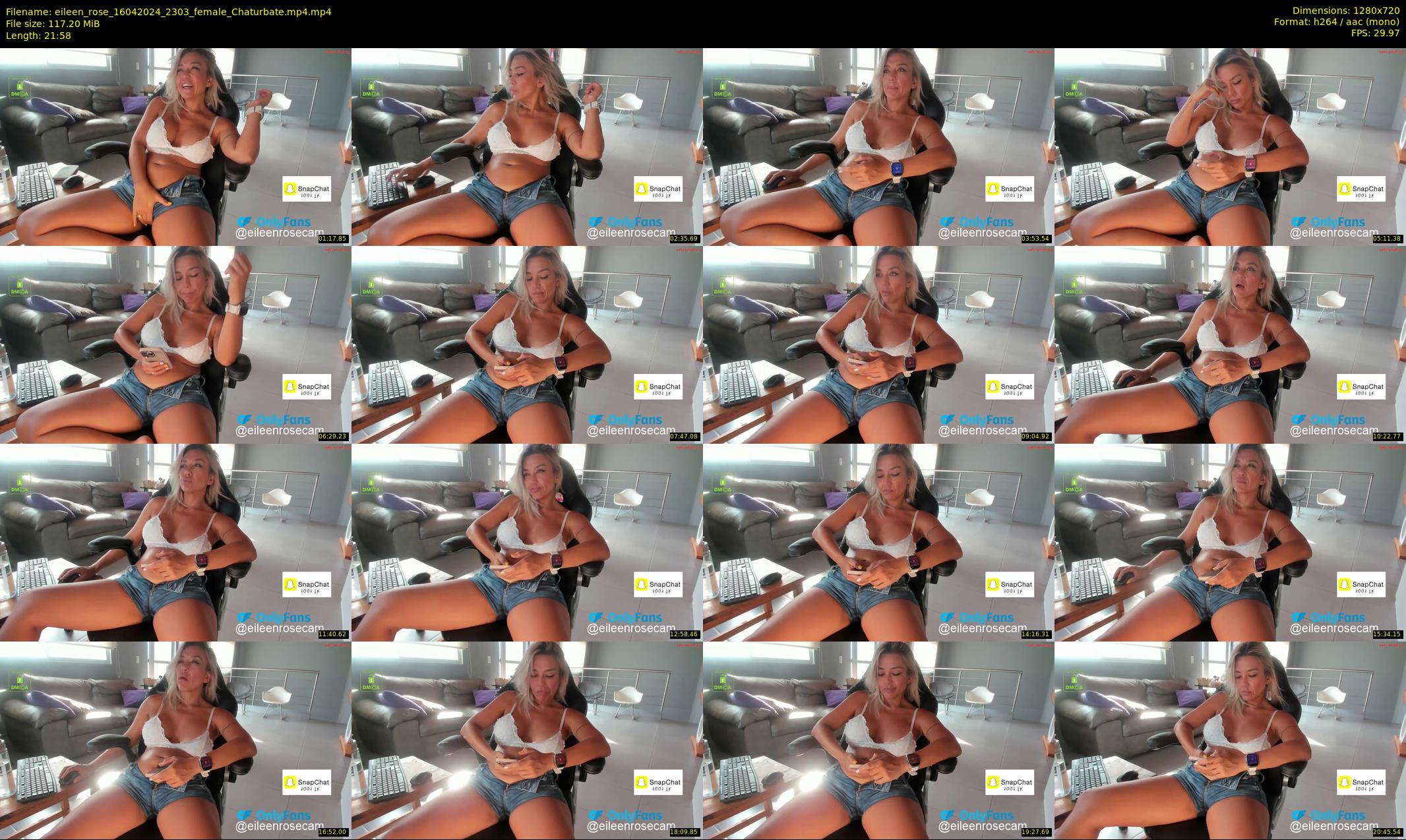 eileen_rose — 22 minute Chaturbate female cam show recording, 720p, Apr 16, 2024
