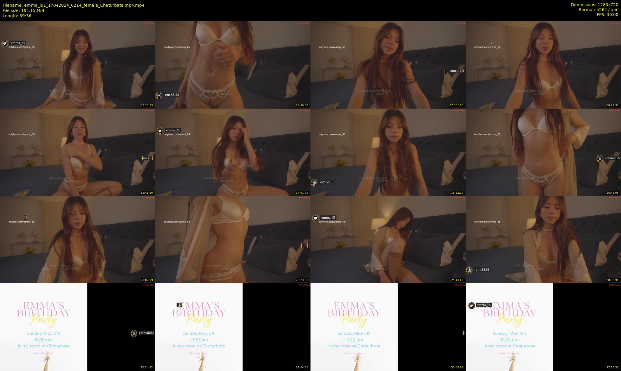 emma_lu1 — 40 minute Chaturbate female cam show recording, 720p, Apr 17, 2024