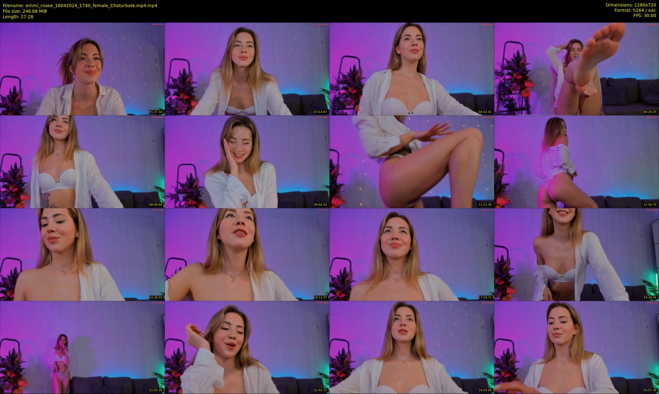 emmi_rosee — 28 minute Chaturbate female cam show recording, 720p, Apr 16, 2024