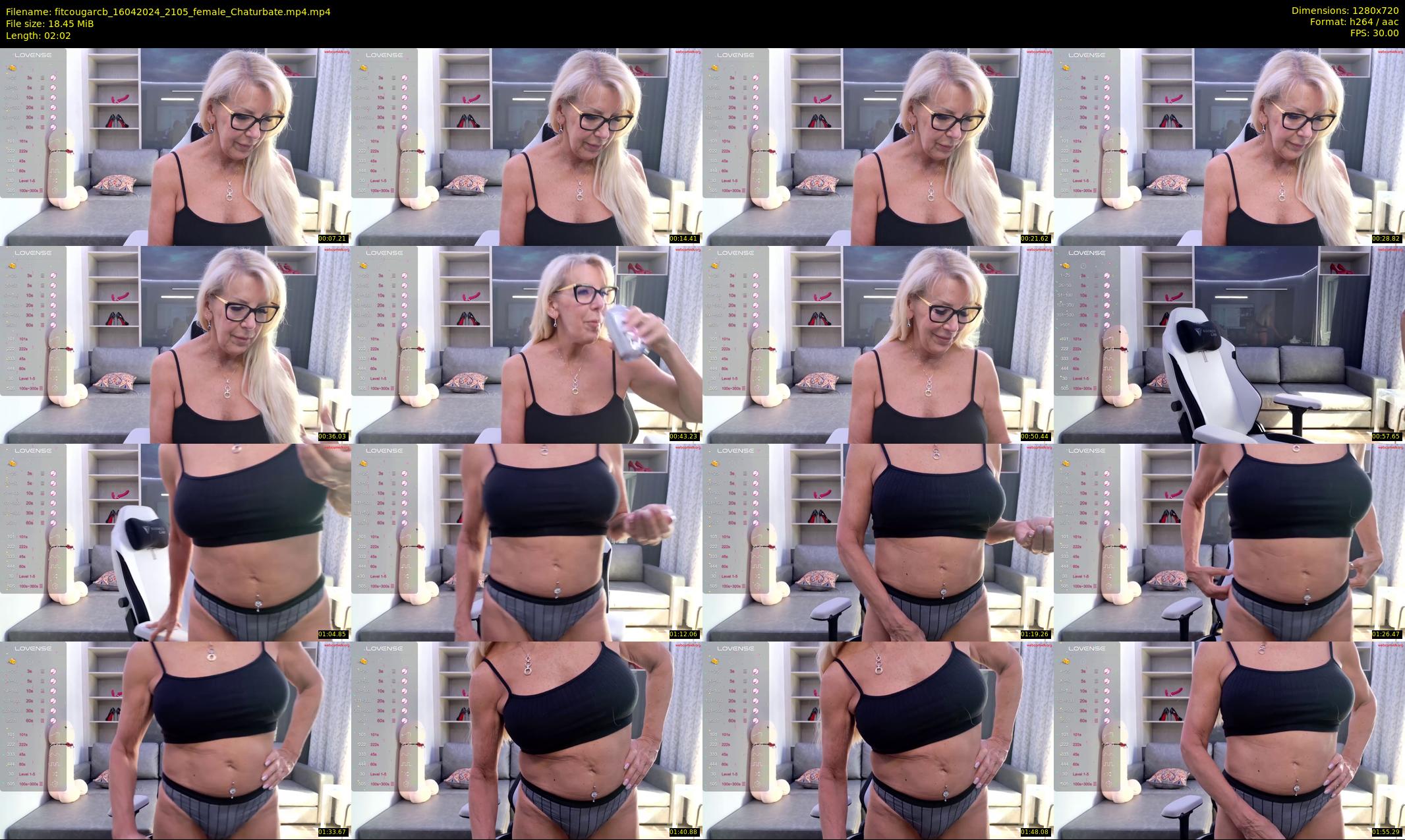 fitcougarcb — 3 minute Chaturbate female cam show recording, 720p, Apr 16, 2024