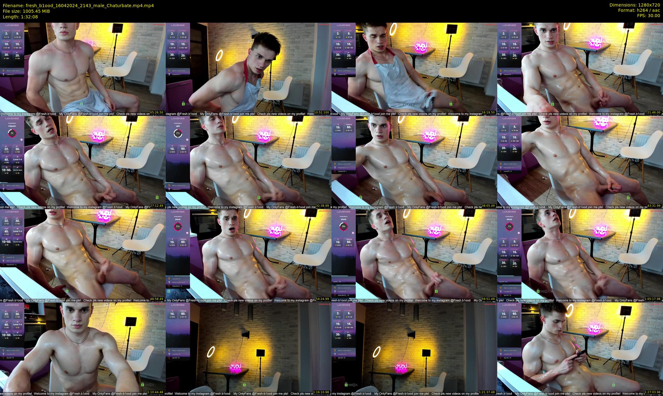 fresh_b1ood — 93 minute Chaturbate male cam show recording, 720p, Apr 16, 2024