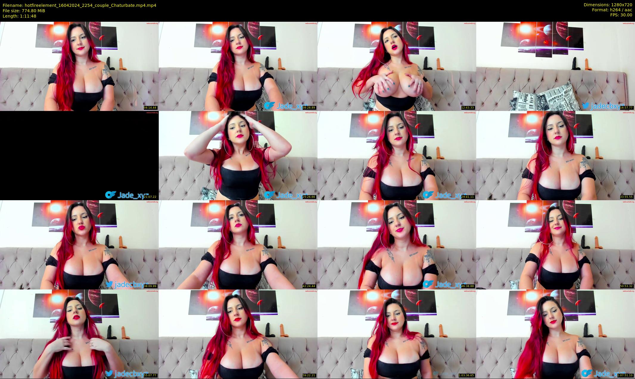 hotfireelement — 72 minute Chaturbate couple cam show recording, 720p, Apr 16, 2024