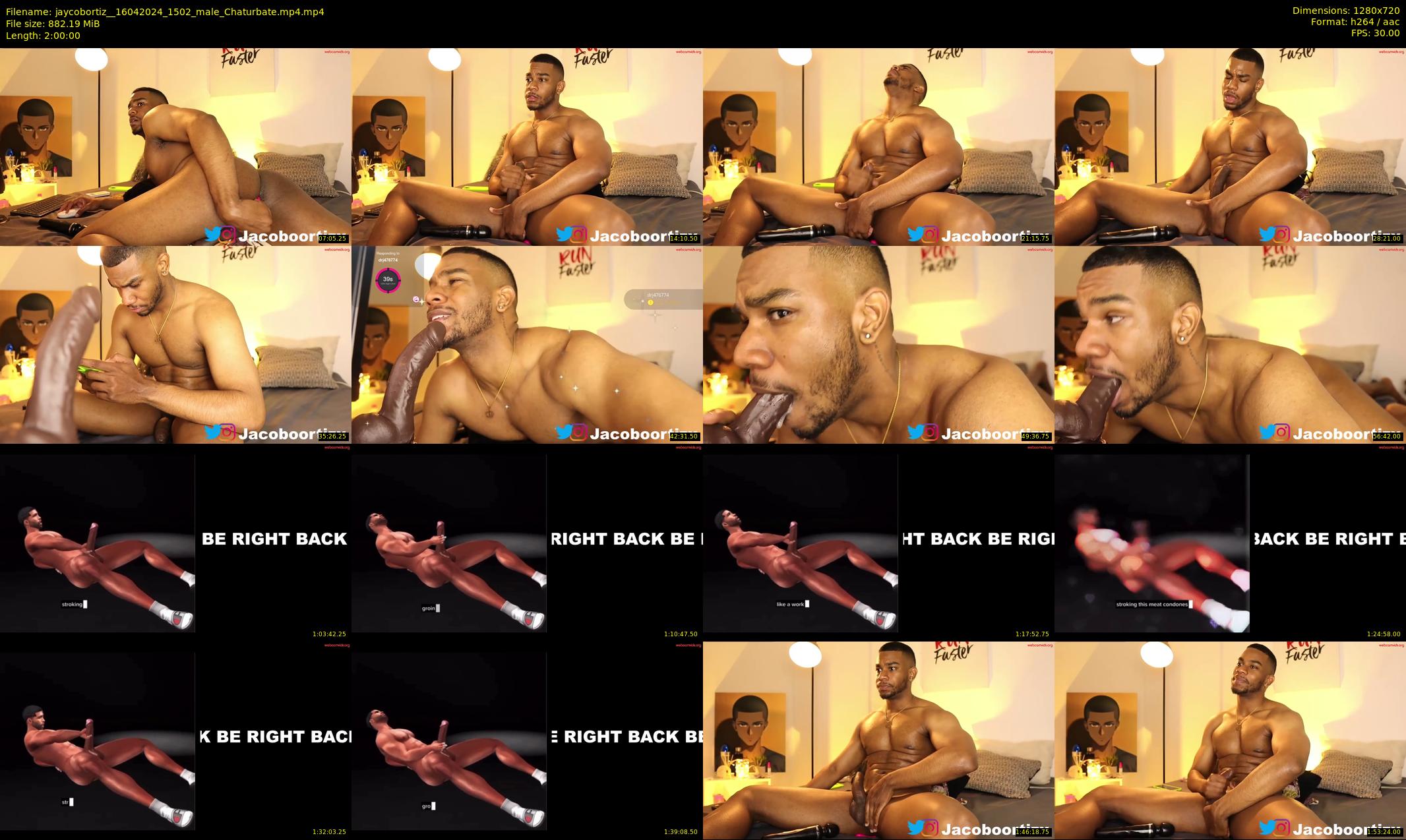 jaycobortiz_ — 120 minute Chaturbate male cam show recording, 720p, Apr 16, 2024