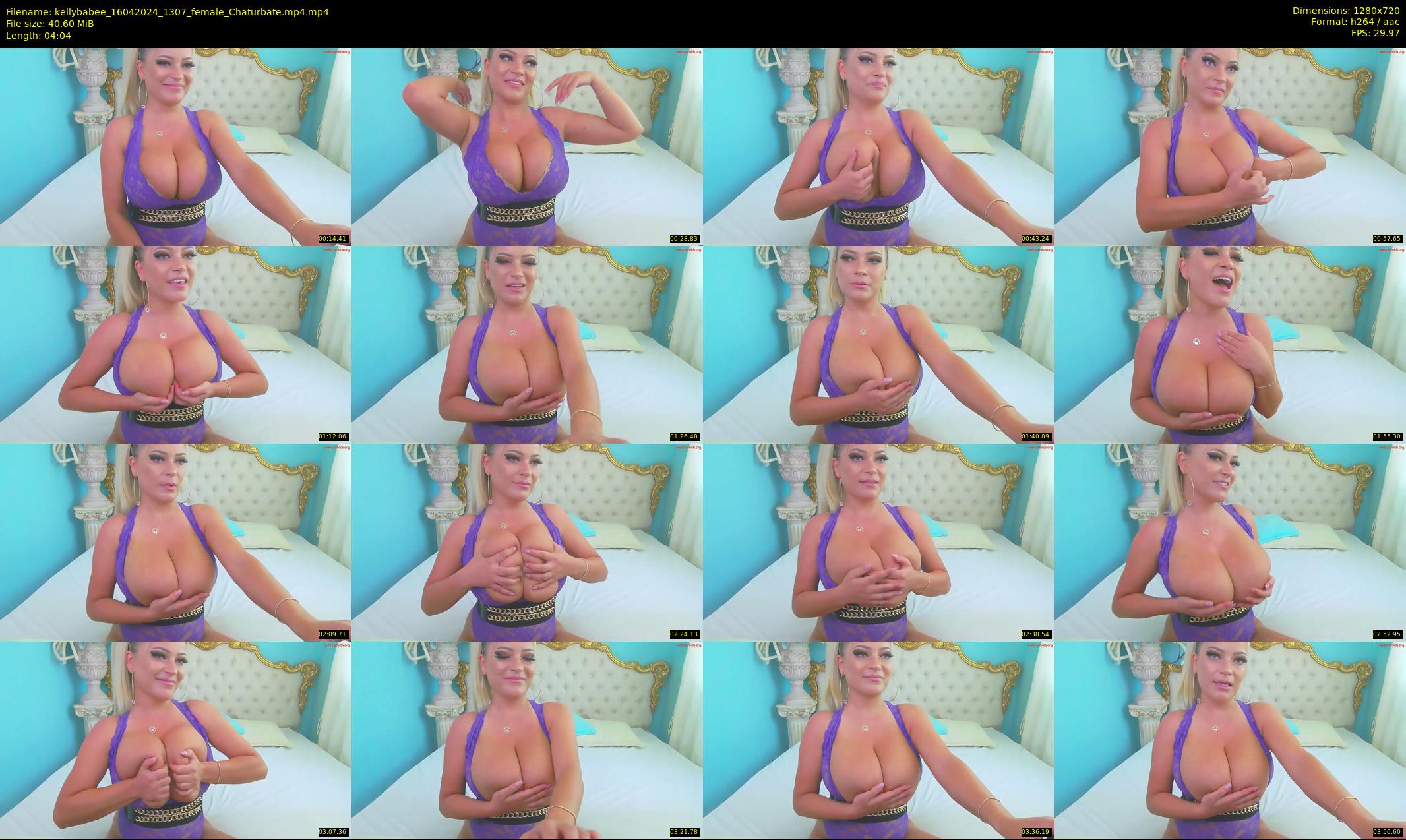 kellybabee — 5 minute Chaturbate female cam show recording, 720p, Apr 16, 2024