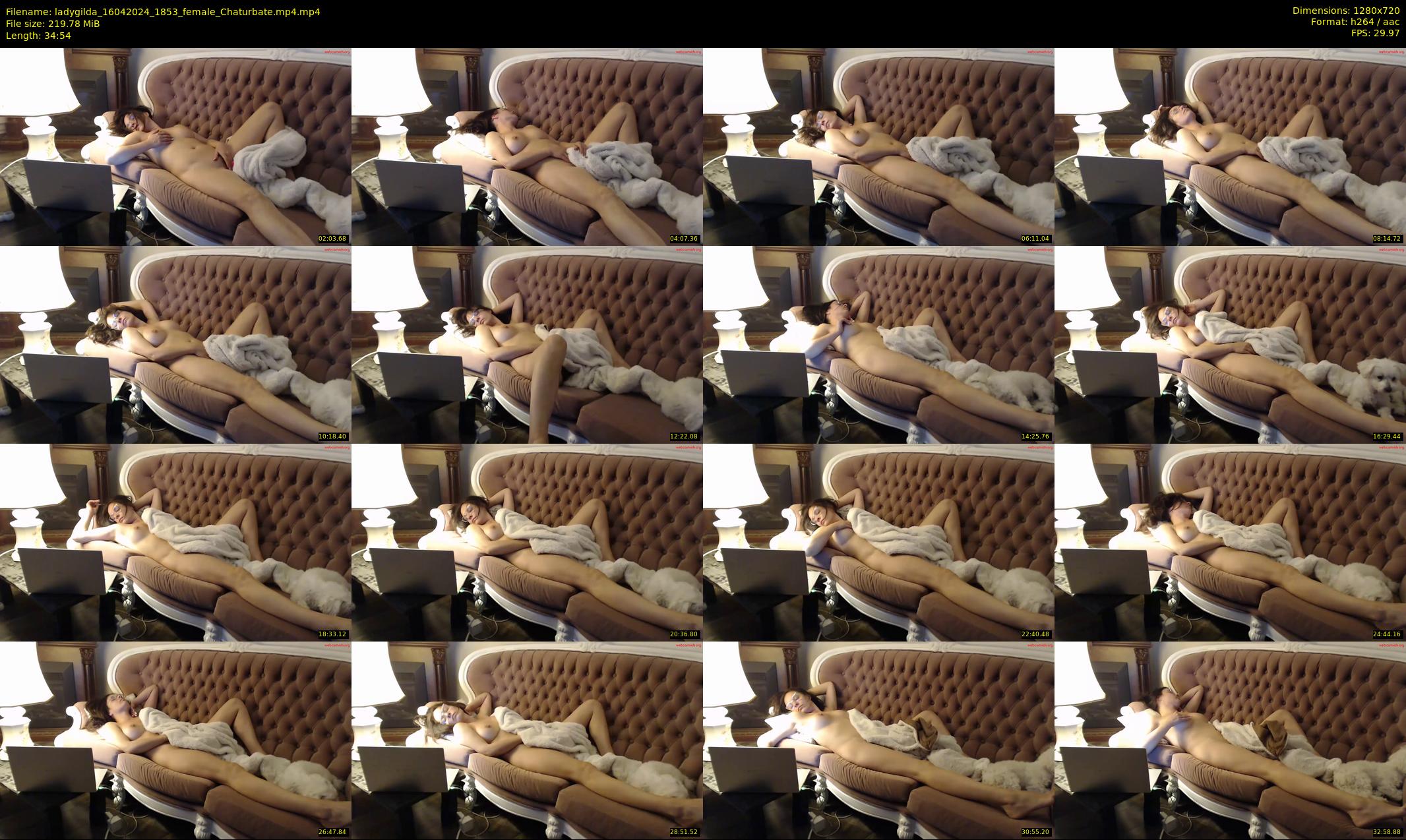 ladygilda — 35 minute Chaturbate female cam show recording, 720p, Apr 16, 2024