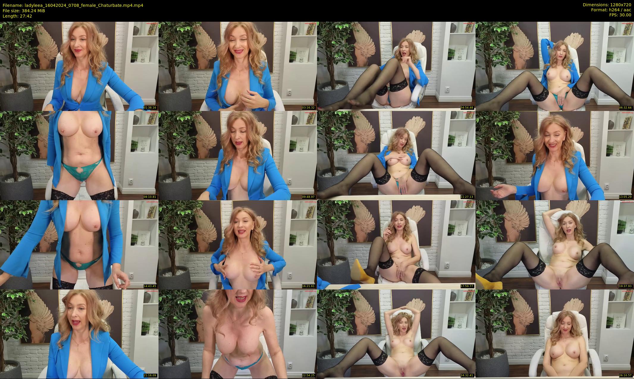 ladyleea — 28 minute Chaturbate female cam show recording, 720p, Apr 16, 2024