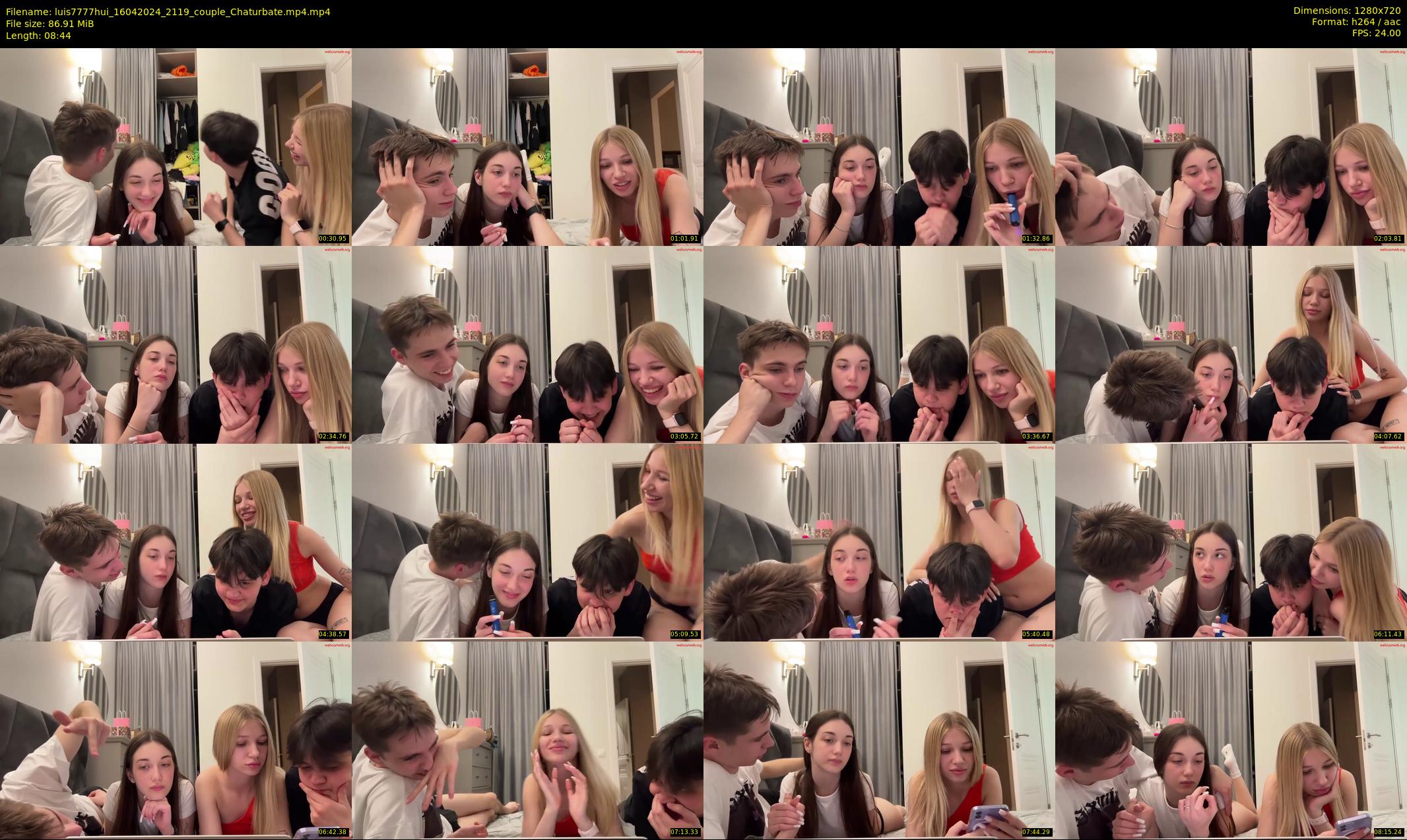 luis7777hui — 9 minute Chaturbate couple cam show recording, 720p, Apr 16, 2024