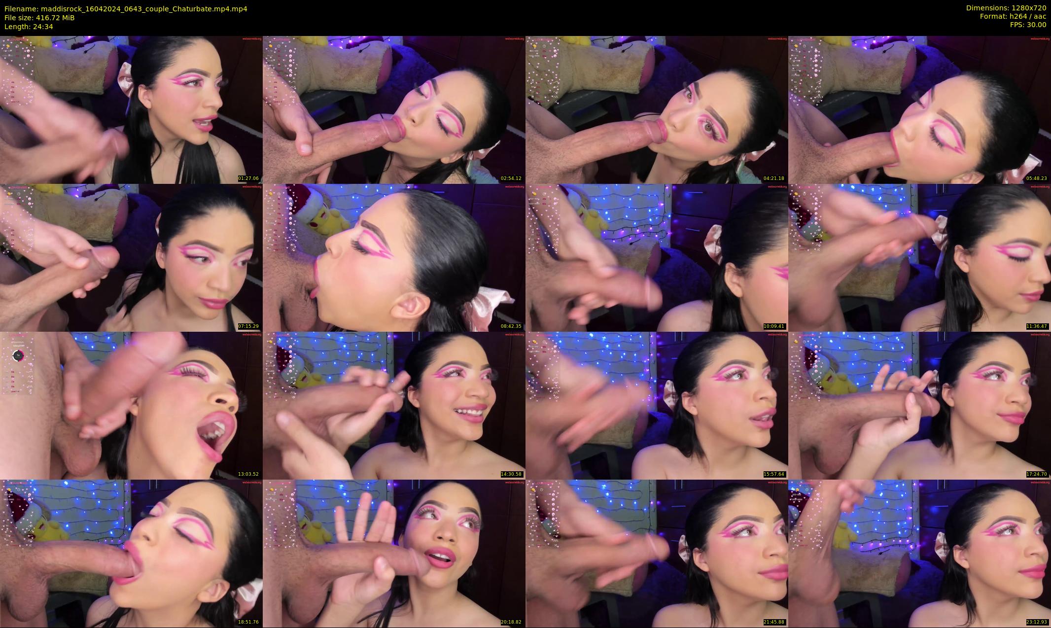 maddisrock — 25 minute Chaturbate couple cam show recording, 720p, Apr 16, 2024