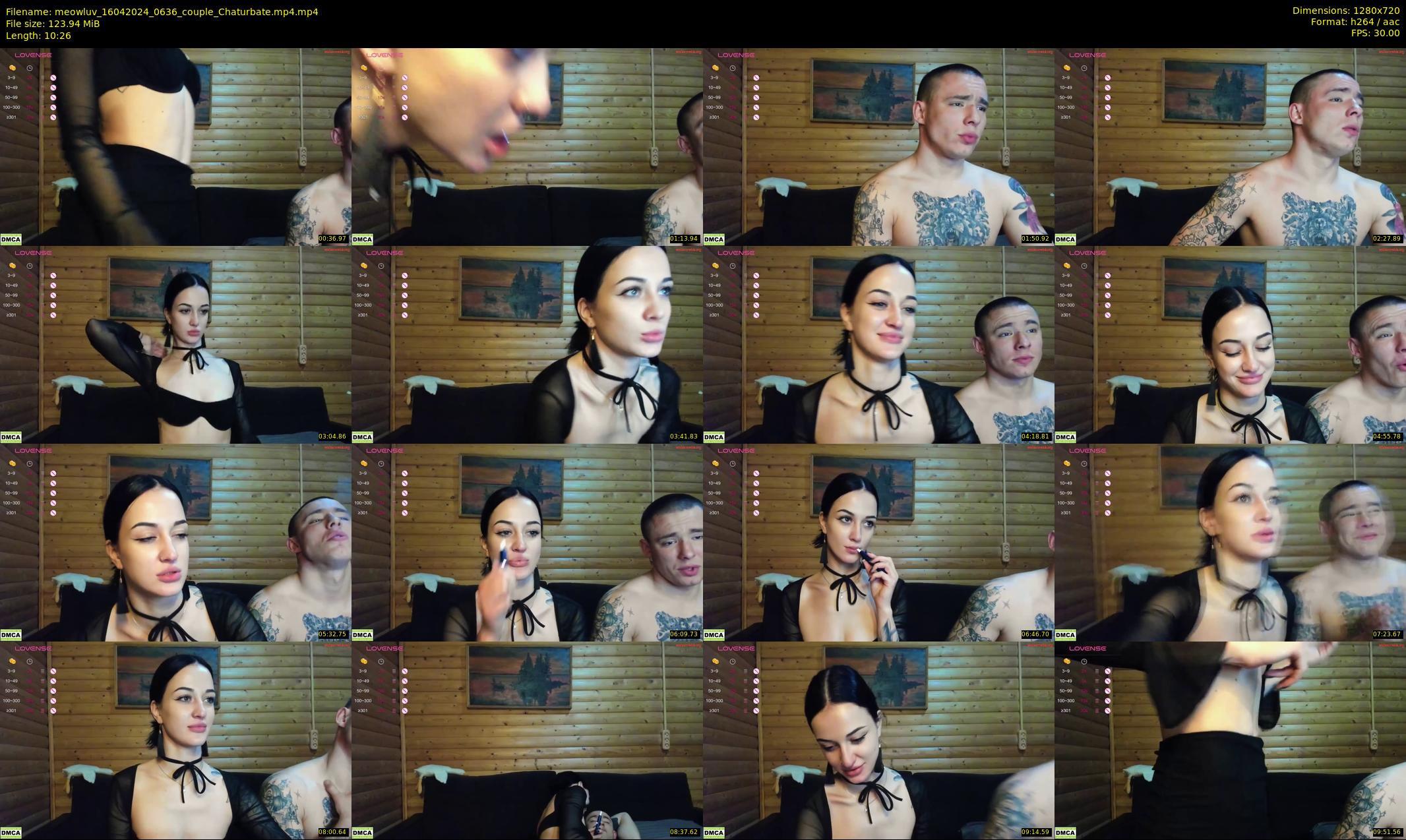 meowluv — 11 minute Chaturbate couple cam show recording, 720p, Apr 16, 2024