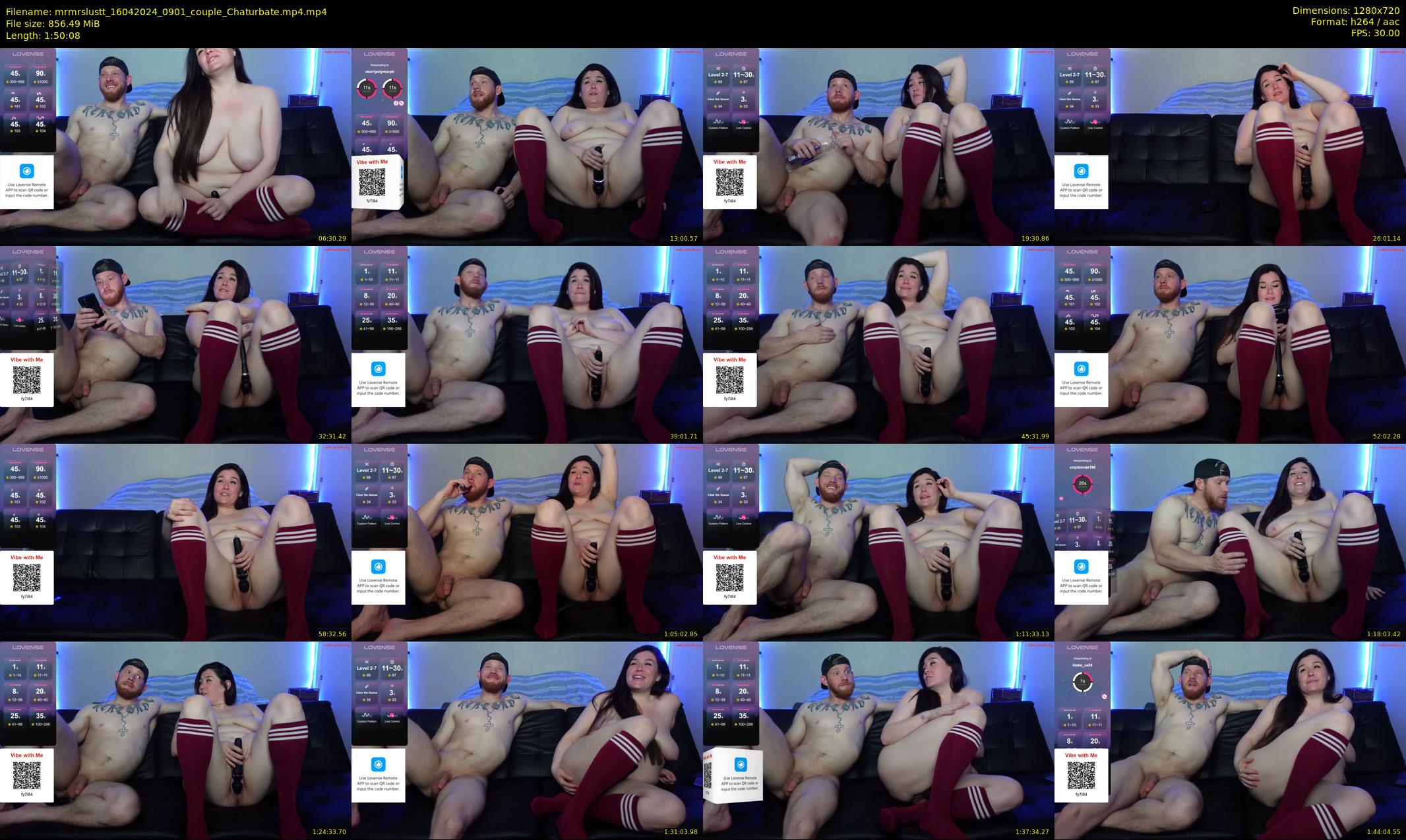 mrmrslustt — 111 minute Chaturbate couple cam show recording, 720p, Apr 16, 2024