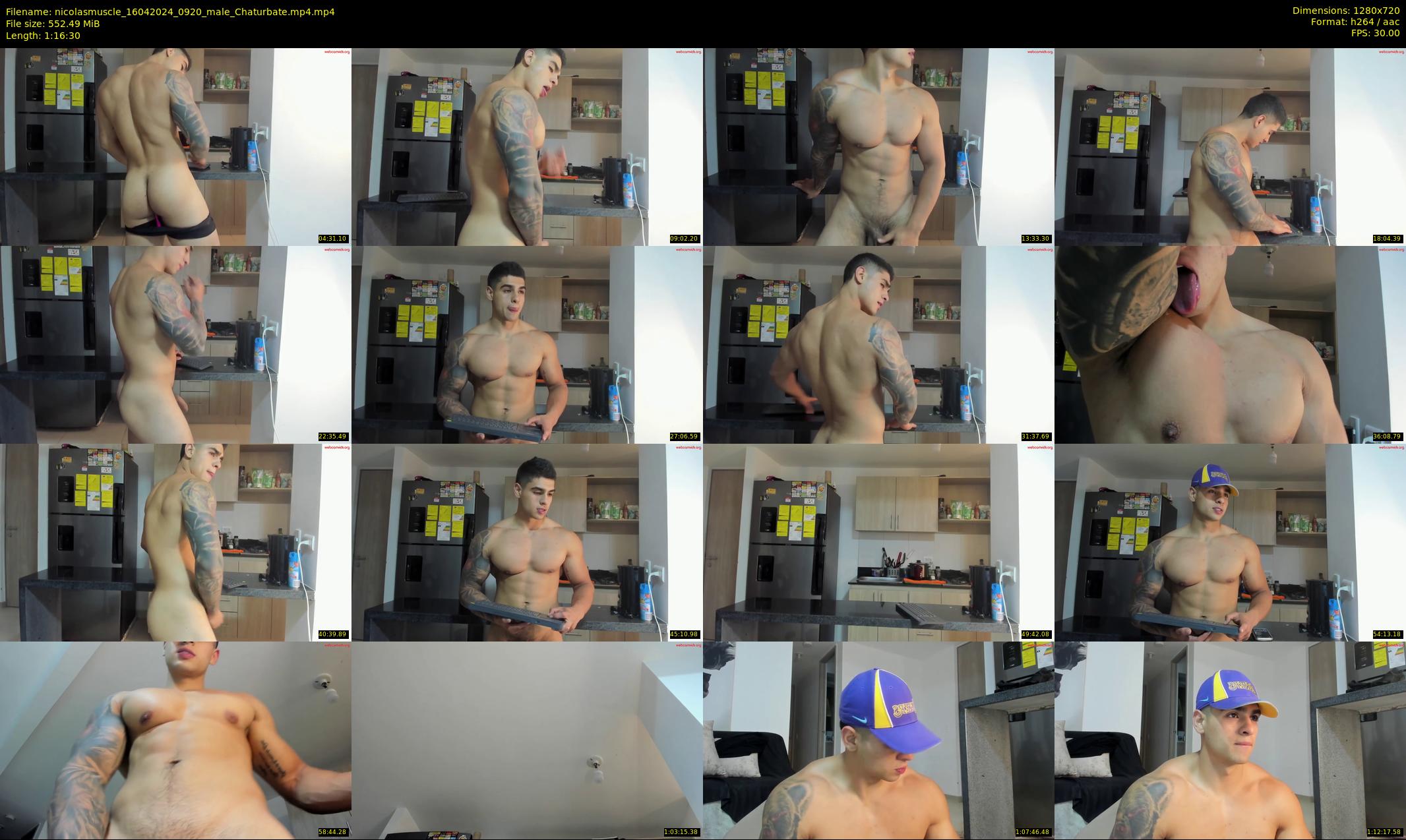 nicolasmuscle — 77 minute Chaturbate male cam show recording, 720p, Apr 16, 2024