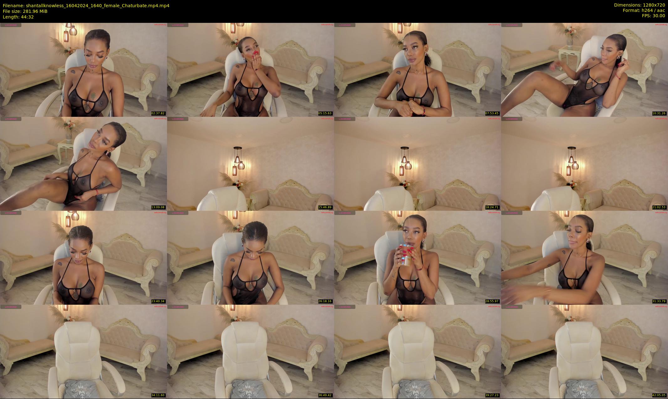 shantallknowless — 45 minute Chaturbate female cam show recording, 720p, Apr 16, 2024