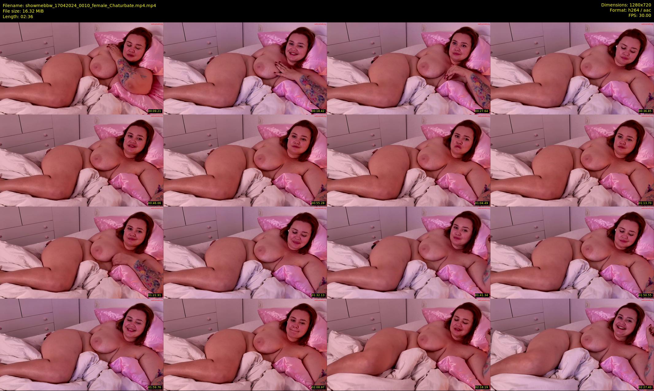 showmebbw — 3 minute Chaturbate female cam show recording, 720p, Apr 17, 2024
