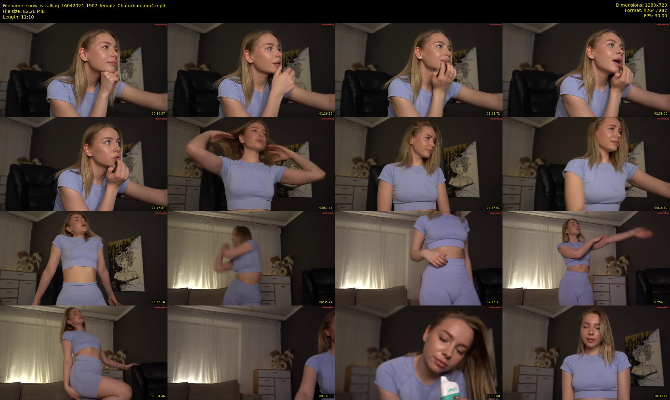 snow_is_falling — 12 minute Chaturbate female cam show recording, 720p, Apr 16, 2024