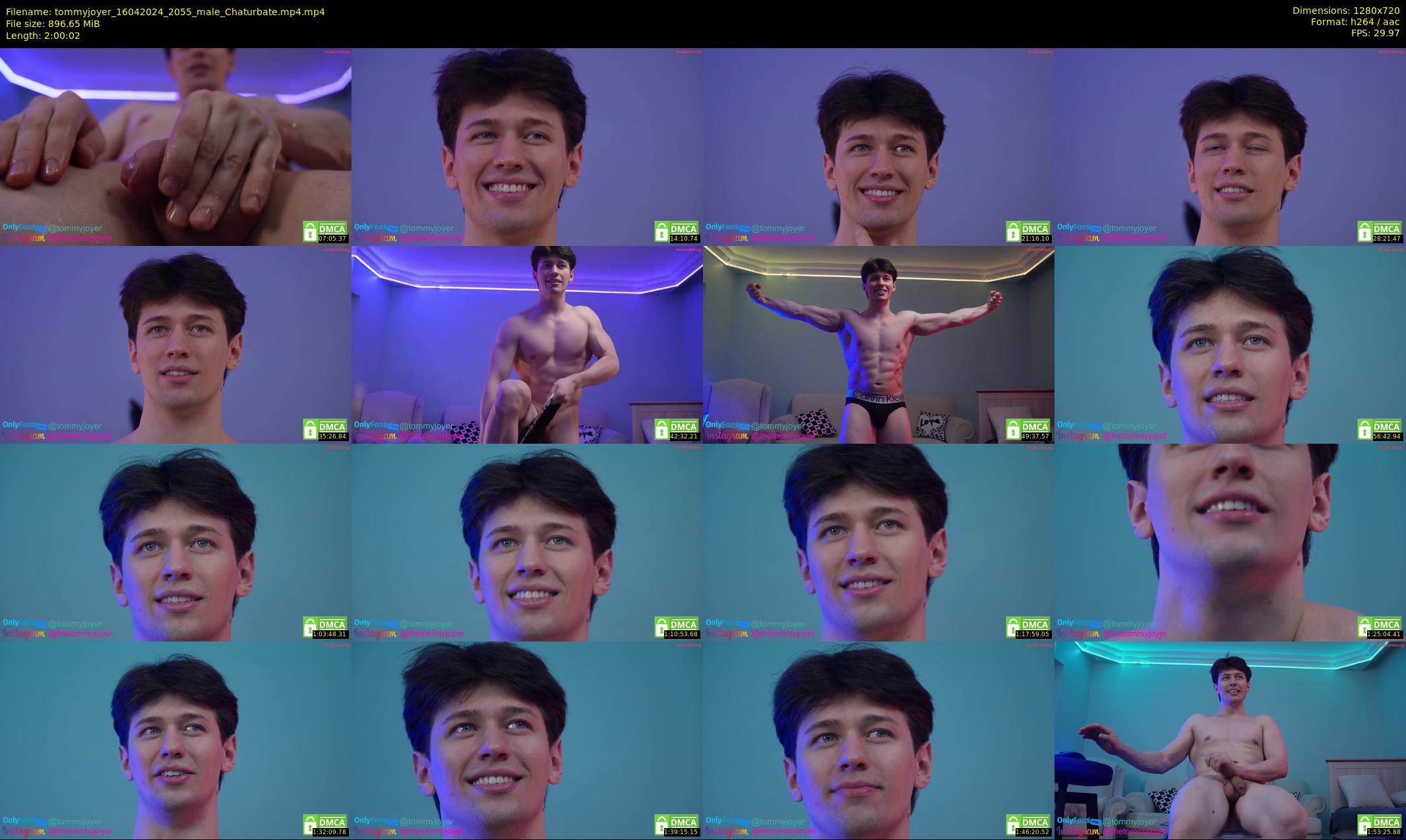 tommyjoyer — 121 minute Chaturbate male cam show recording, 720p, Apr 16, 2024