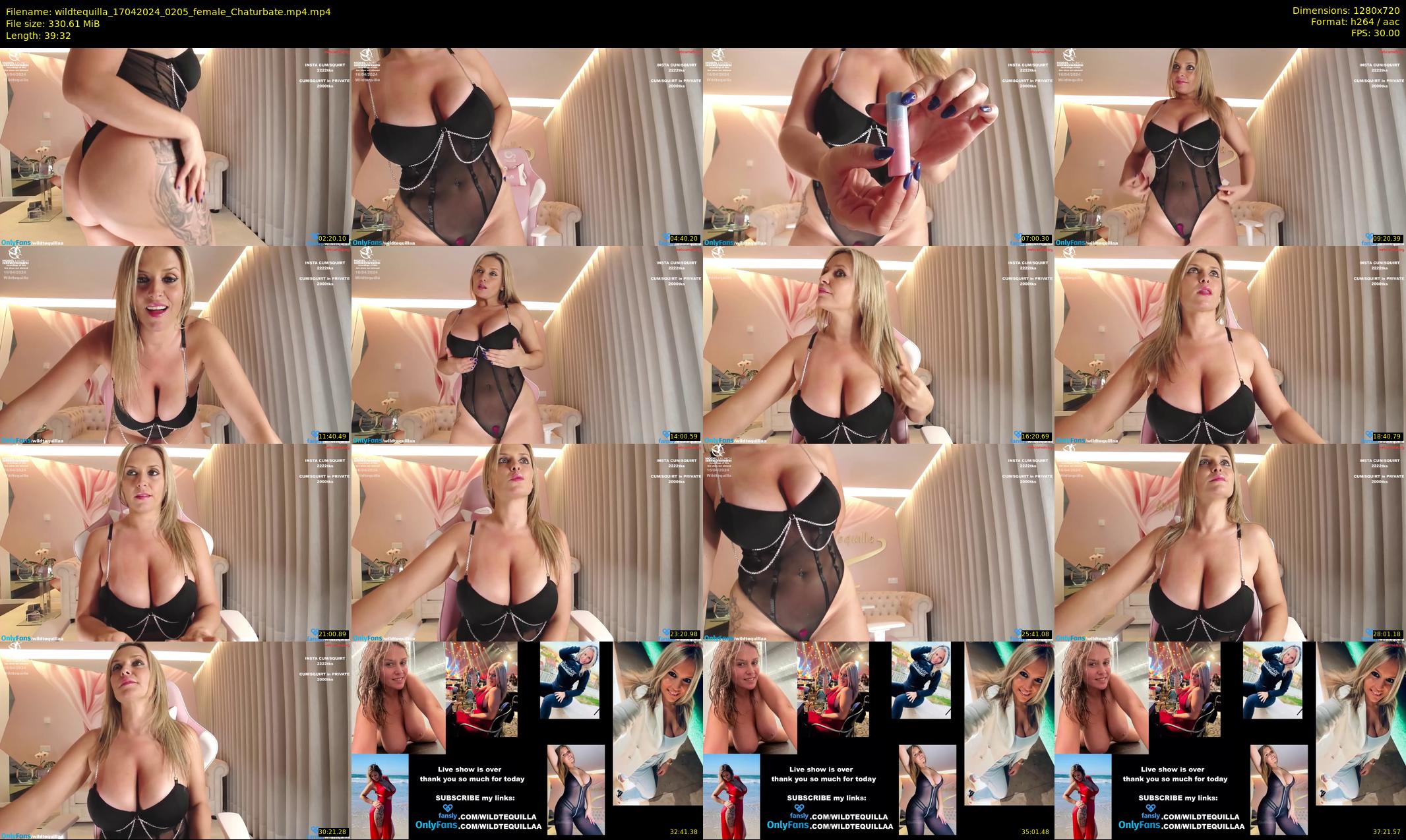 wildtequilla — 40 minute Chaturbate couple cam show recording, 720p, Apr 17, 2024