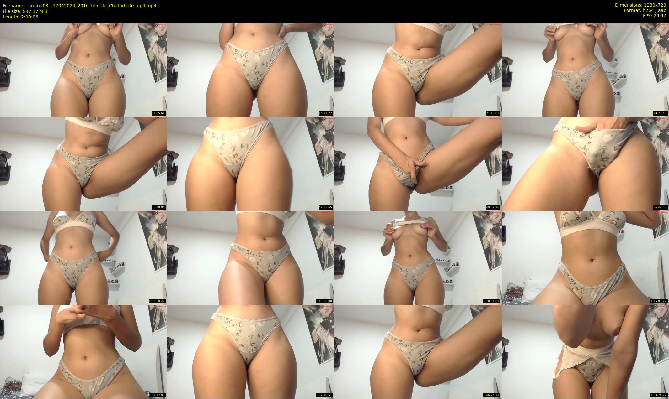 _ariana03_ — 121 minute Chaturbate female cam show recording, 720p, Apr 17, 2024