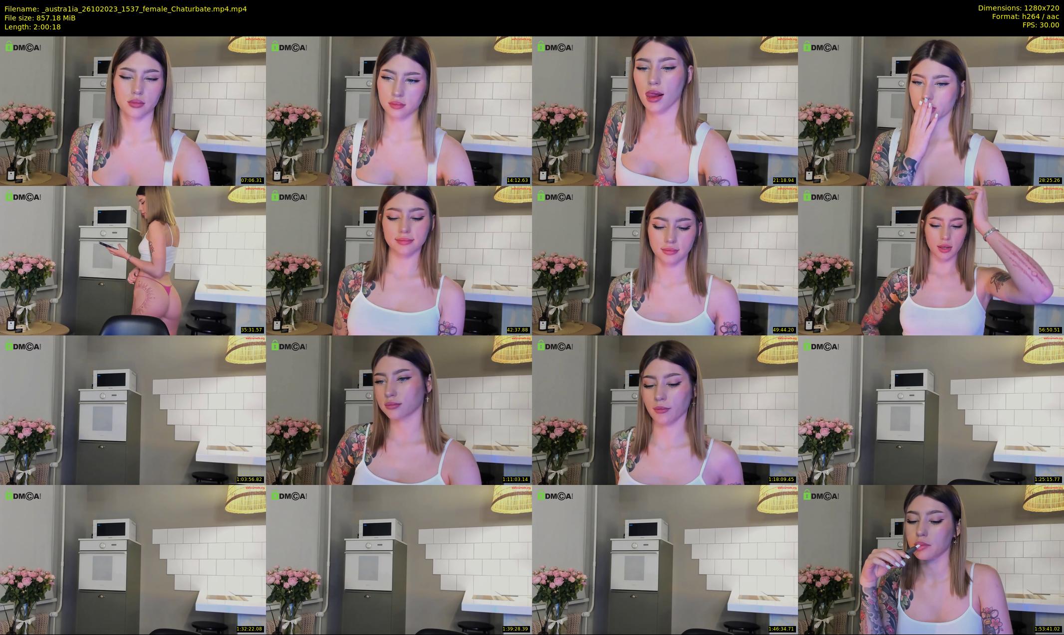_austra1ia — 121 minute Chaturbate female cam show recording, 720p, Oct 26, 2023