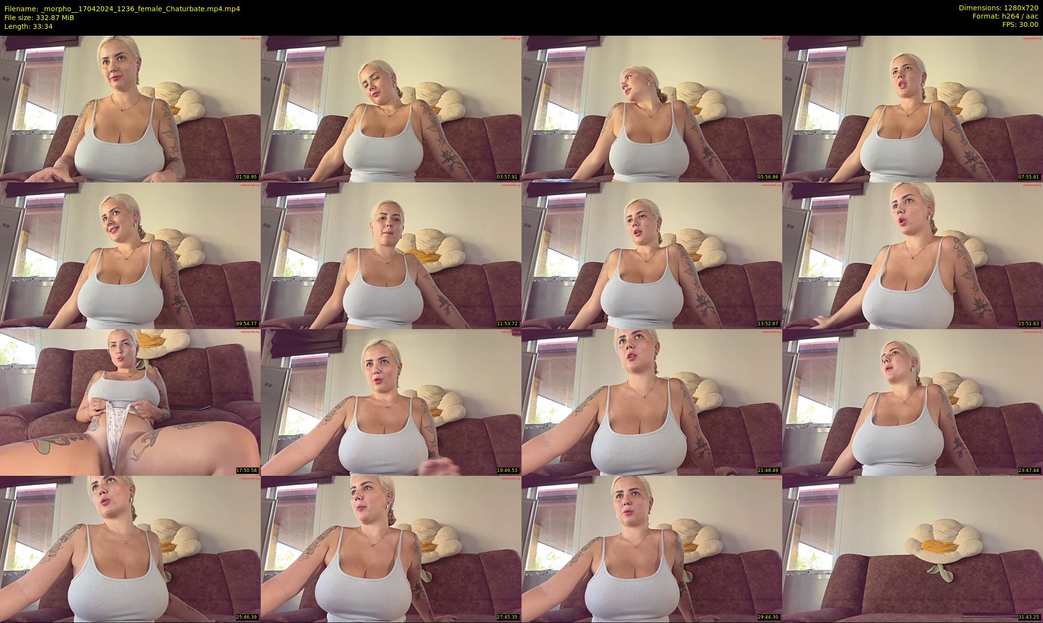 _morpho_ — 34 minute Chaturbate female cam show recording, 720p, Apr 17, 2024