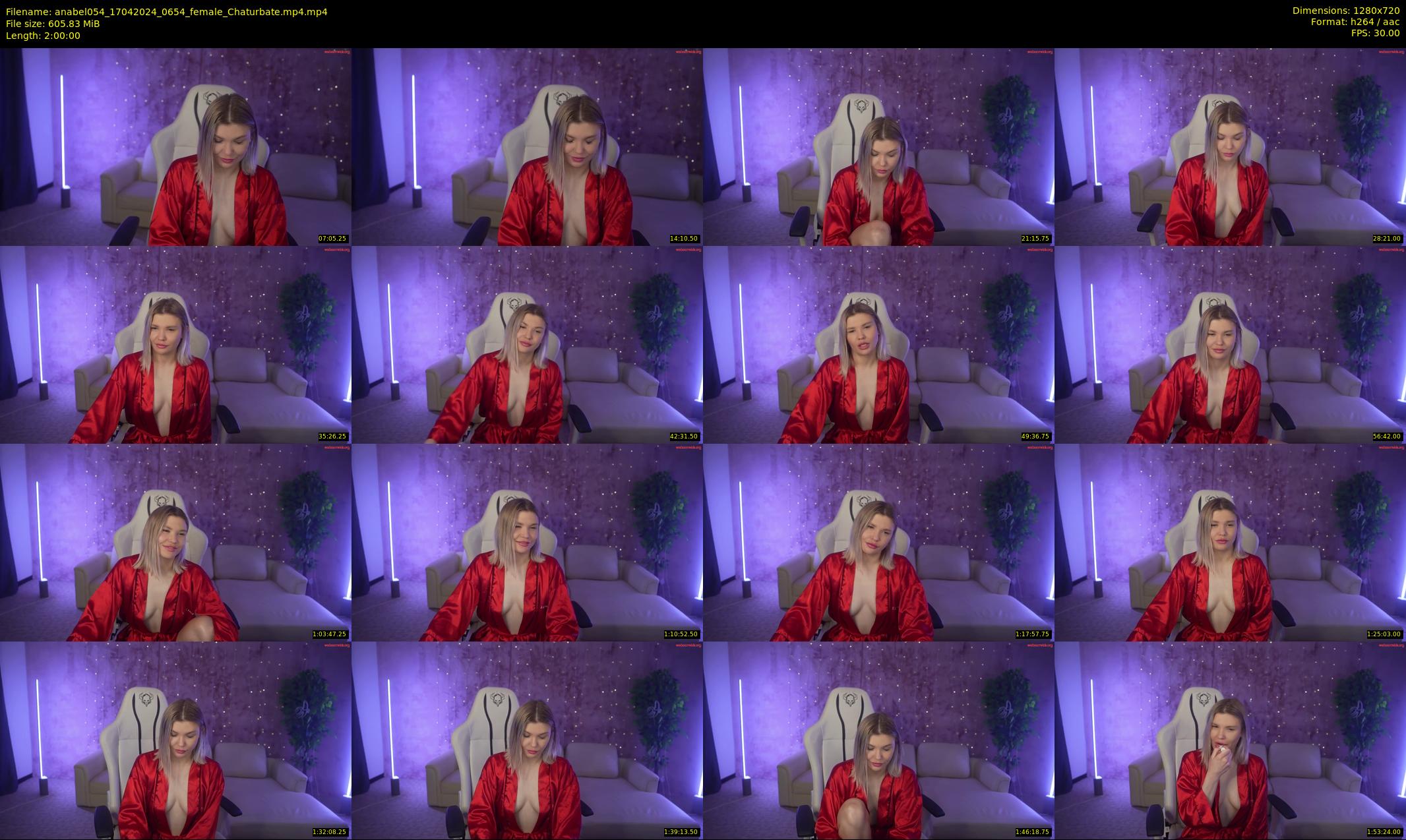 anabel054 — 120 minute Chaturbate female cam show recording, 720p, Apr 17, 2024