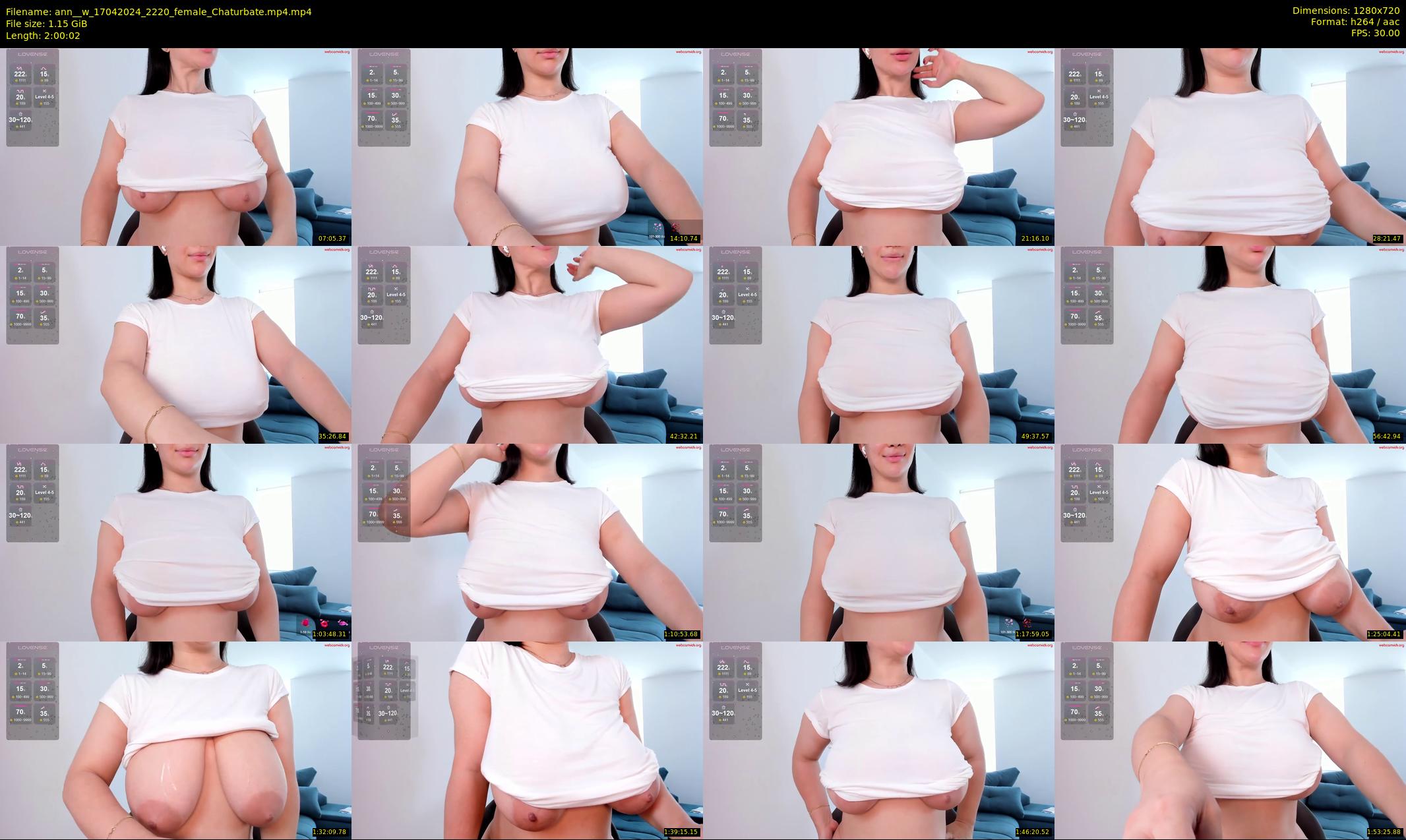 ann__w — 121 minute Chaturbate female cam show recording, 720p, Apr 17, 2024