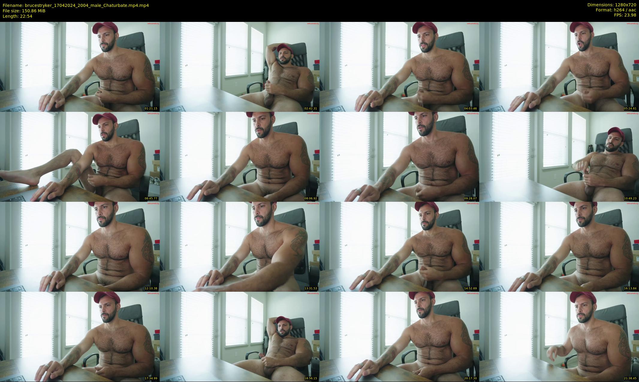 brucestryker — 23 minute Chaturbate male cam show recording, 720p, Apr 17, 2024