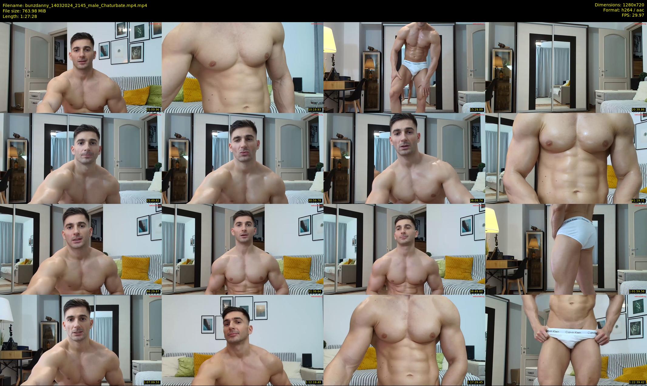bunzdanny — 88 minute Chaturbate male cam show recording, 720p, Mar 14, 2024