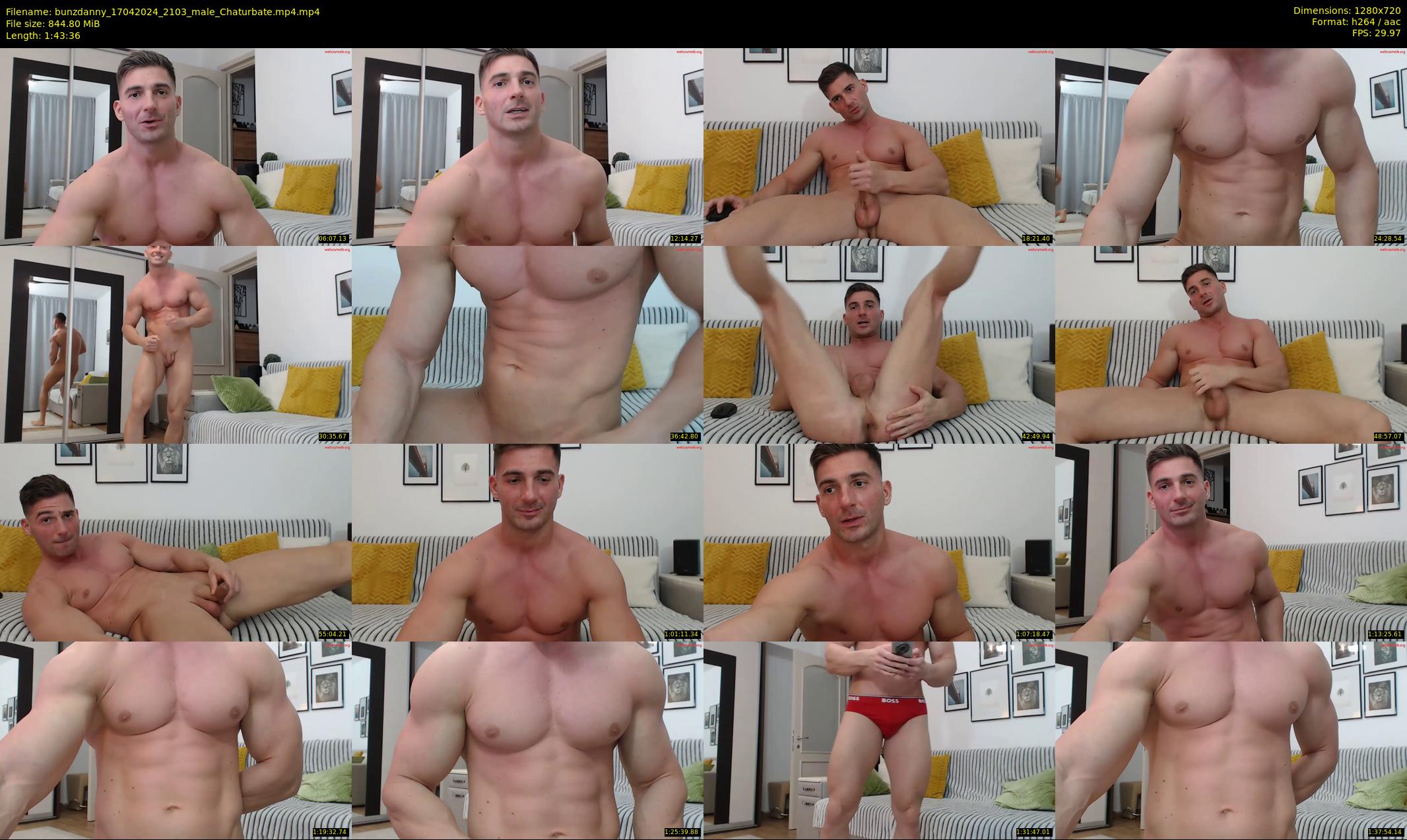 bunzdanny — 104 minute Chaturbate male cam show recording, 720p, Apr 17, 2024