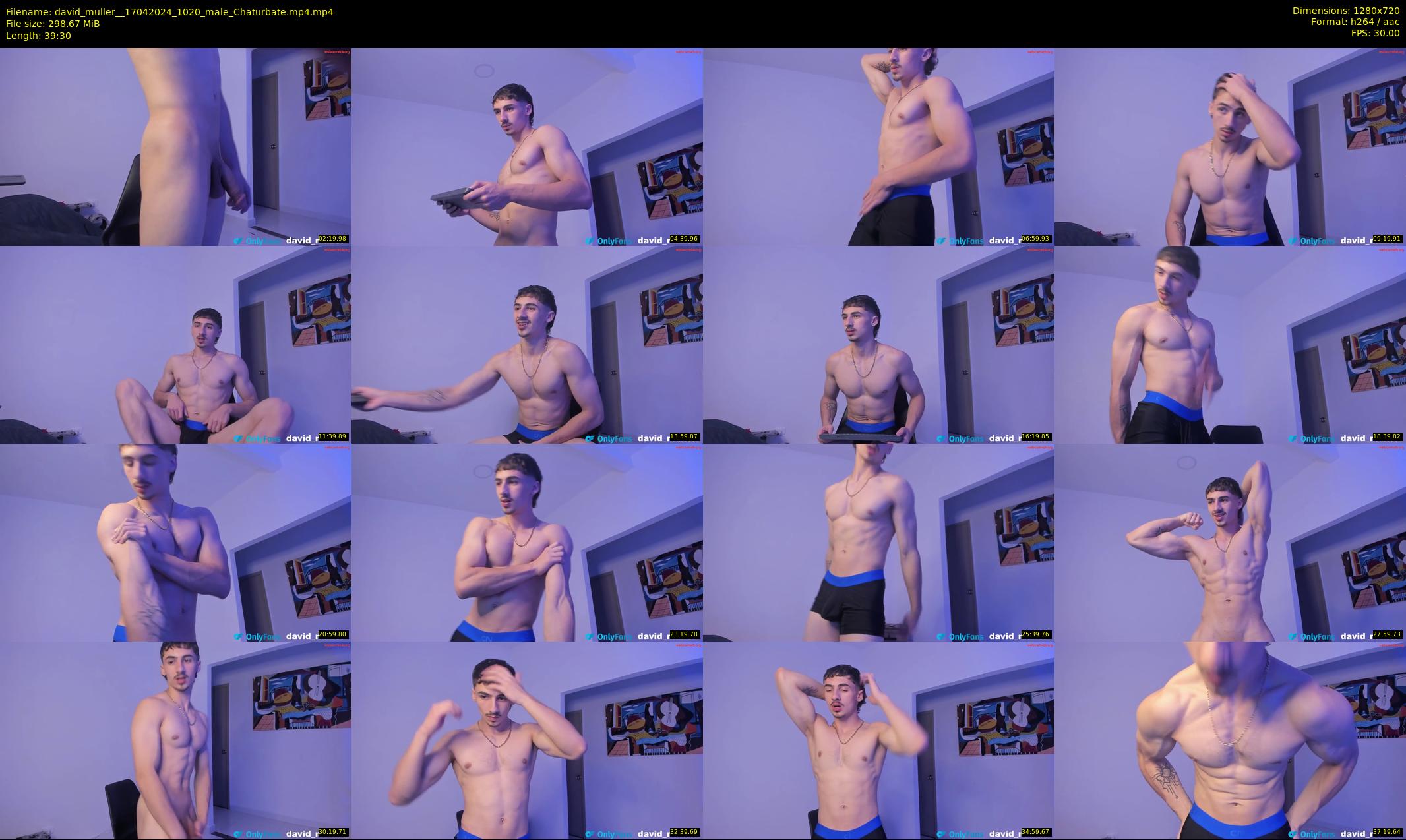 david_muller_ — 40 minute Chaturbate male cam show recording, 720p, Apr 17, 2024