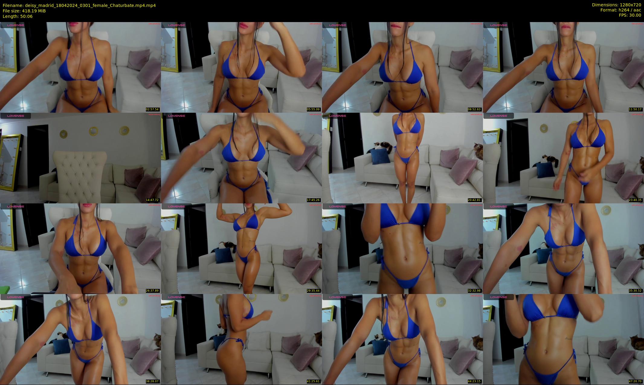 deisy_madrid — 51 minute Chaturbate female cam show recording, 720p, Apr 18, 2024