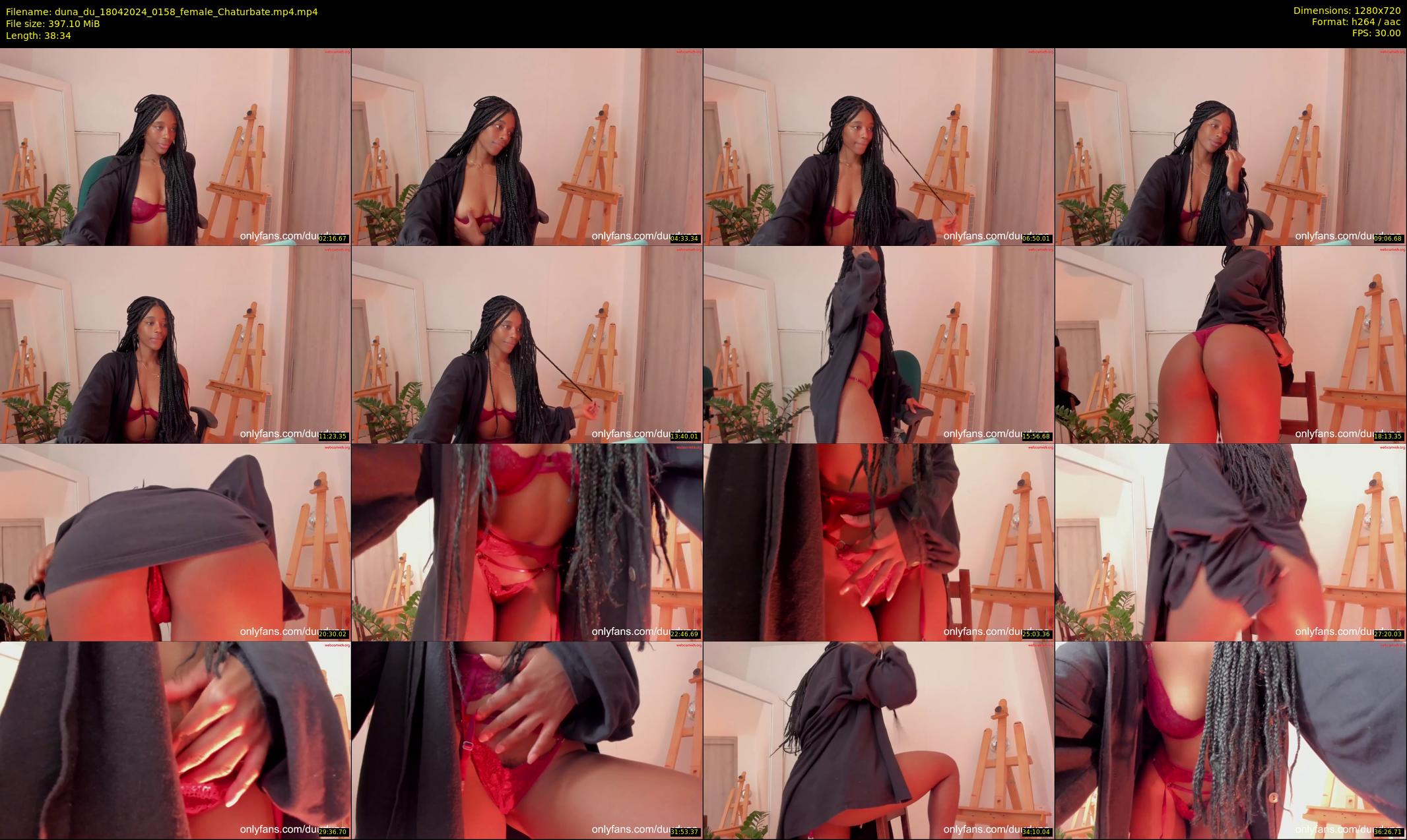 duna_du — 39 minute Chaturbate female cam show recording, 720p, Apr 18, 2024