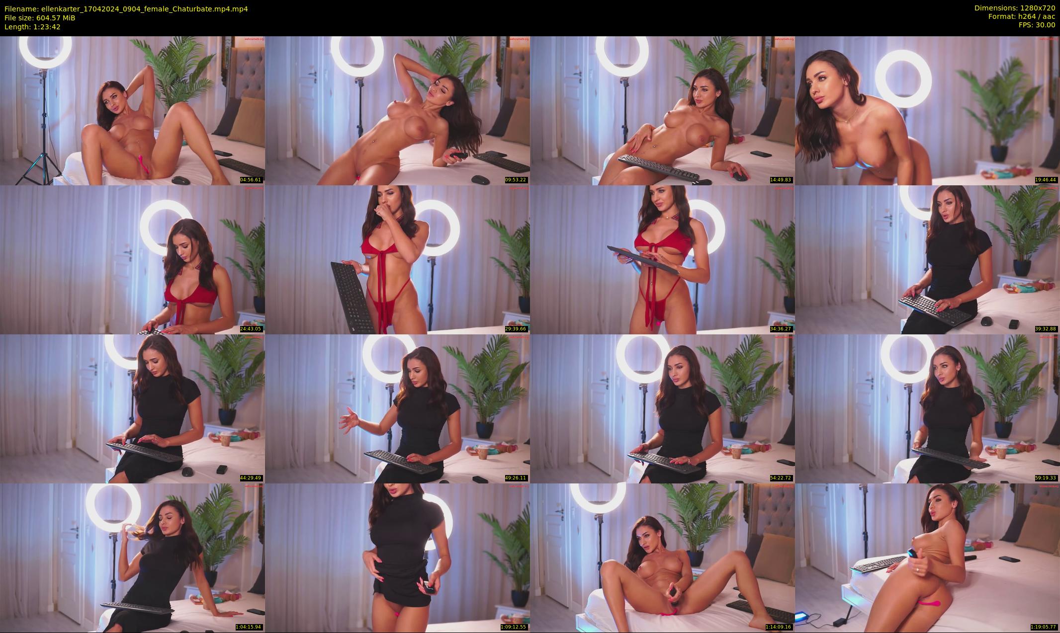 ellenkarter — 84 minute Chaturbate female cam show recording, 720p, Apr 17, 2024