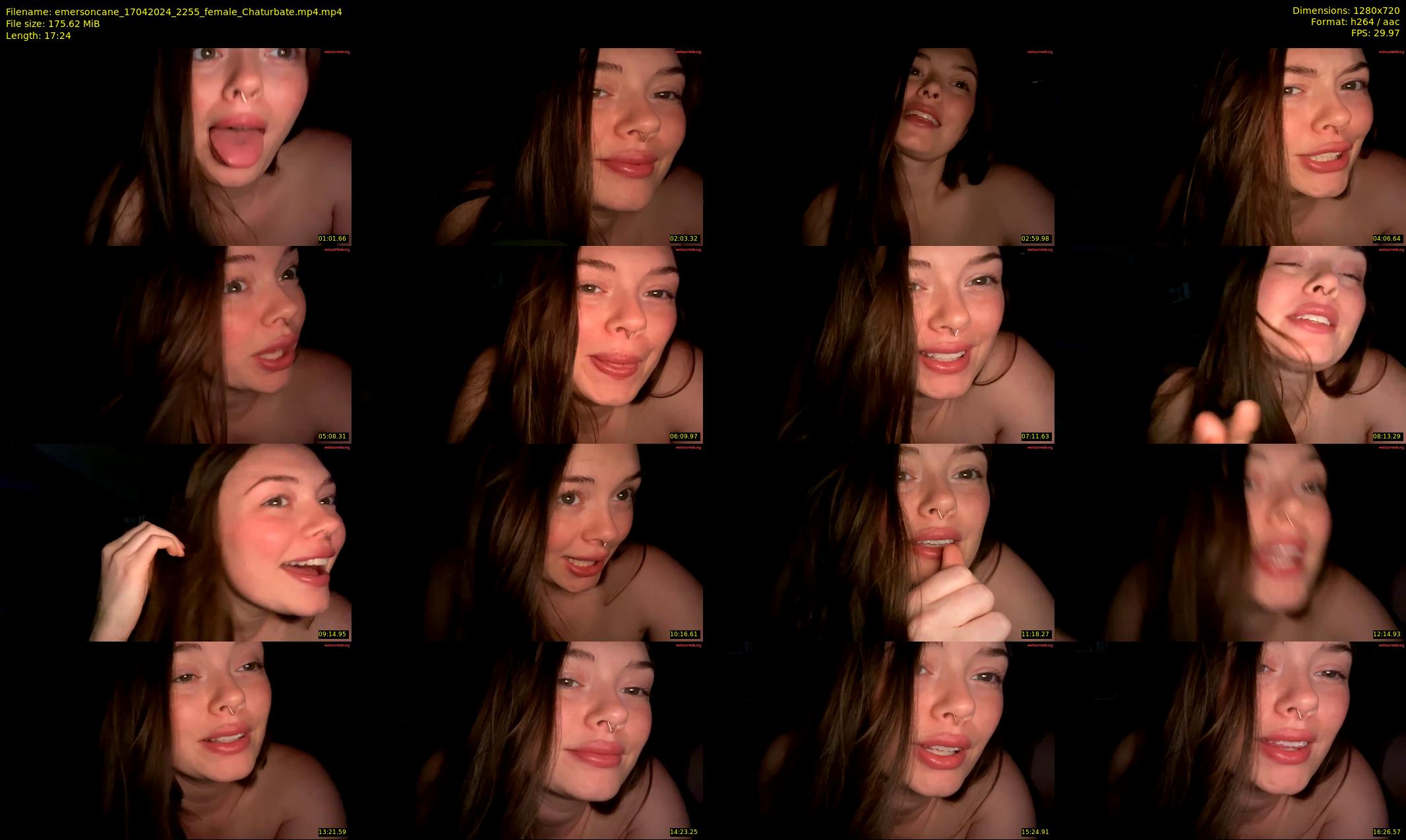 emersoncane — 18 minute Chaturbate female cam show recording, 720p, Apr 17, 2024