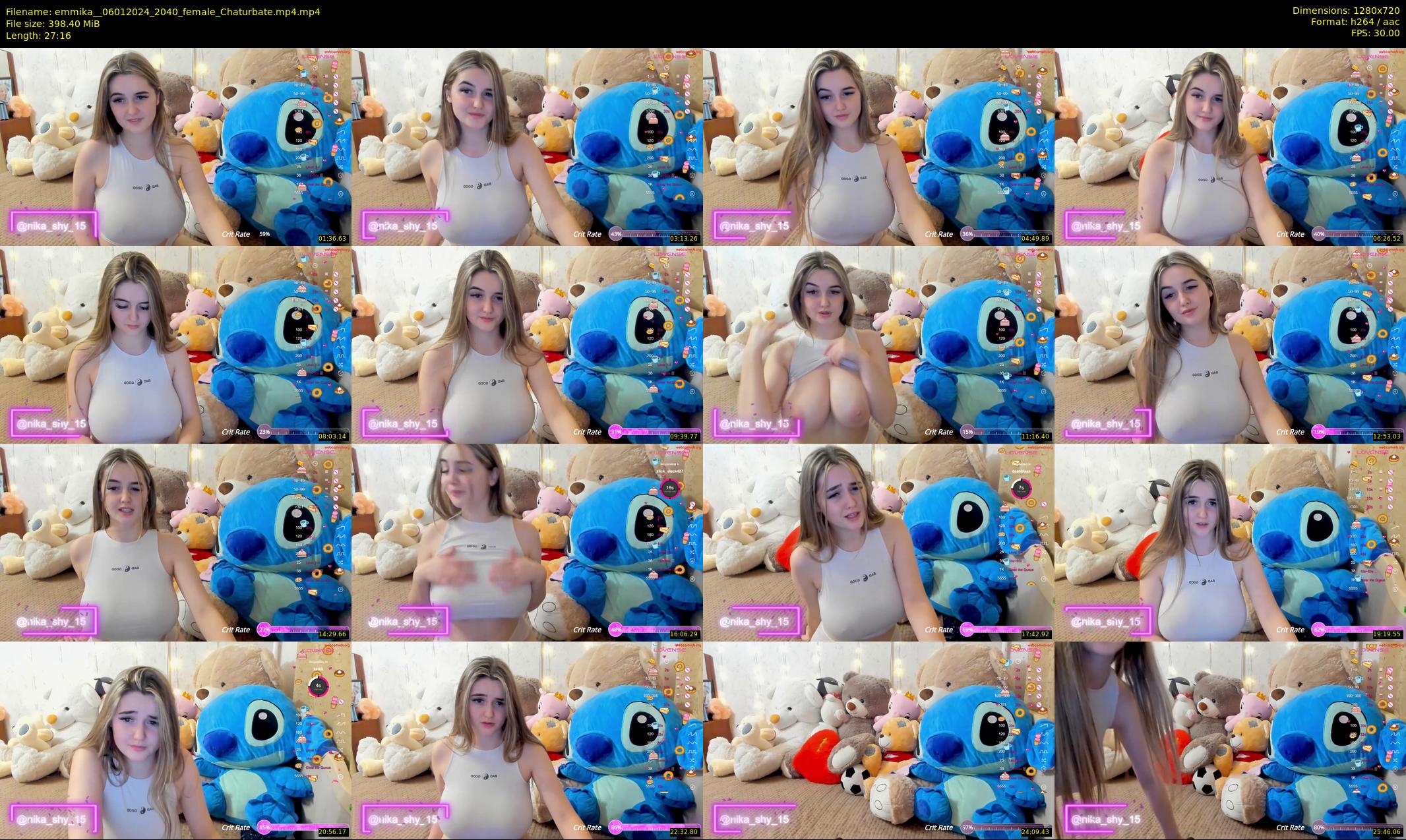 emmika_ — 28 minute Chaturbate female cam show recording, 720p, Jan 6, 2024