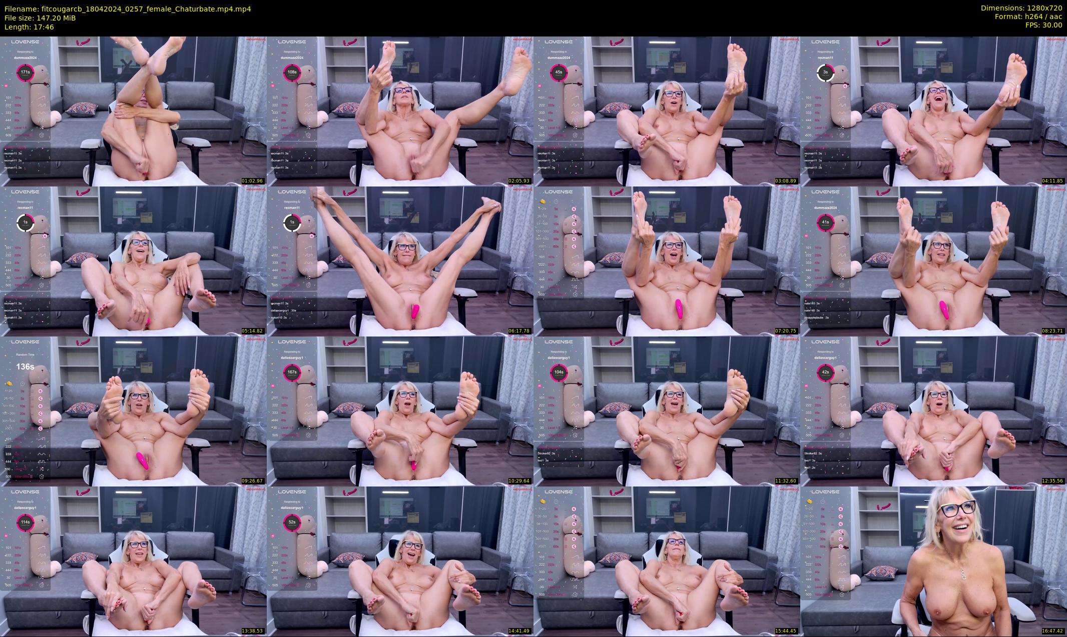 fitcougarcb — 18 minute Chaturbate female cam show recording, 720p, Apr 18, 2024